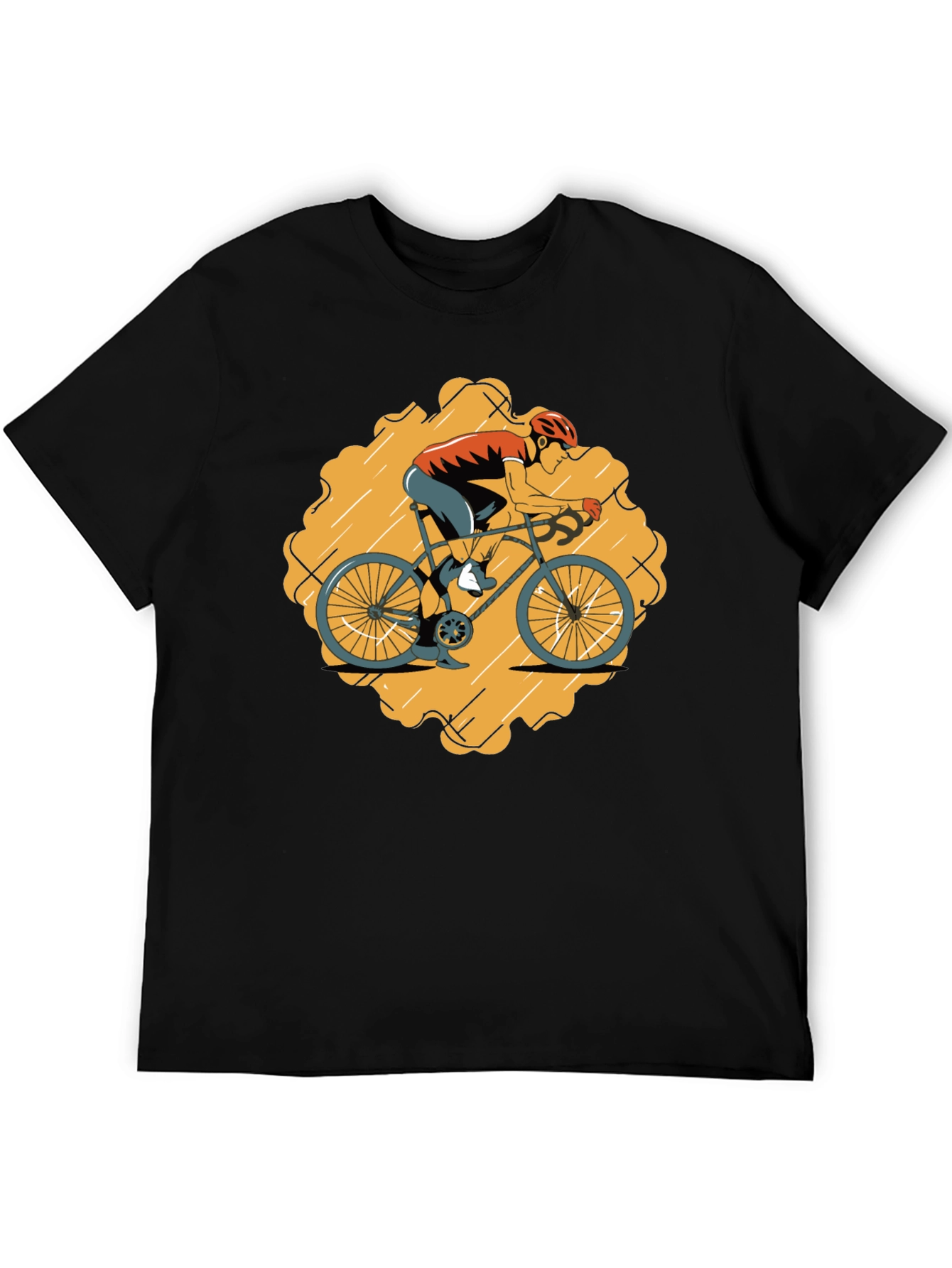 Cycling Graphic Tee - Bike Rider T-Shirt