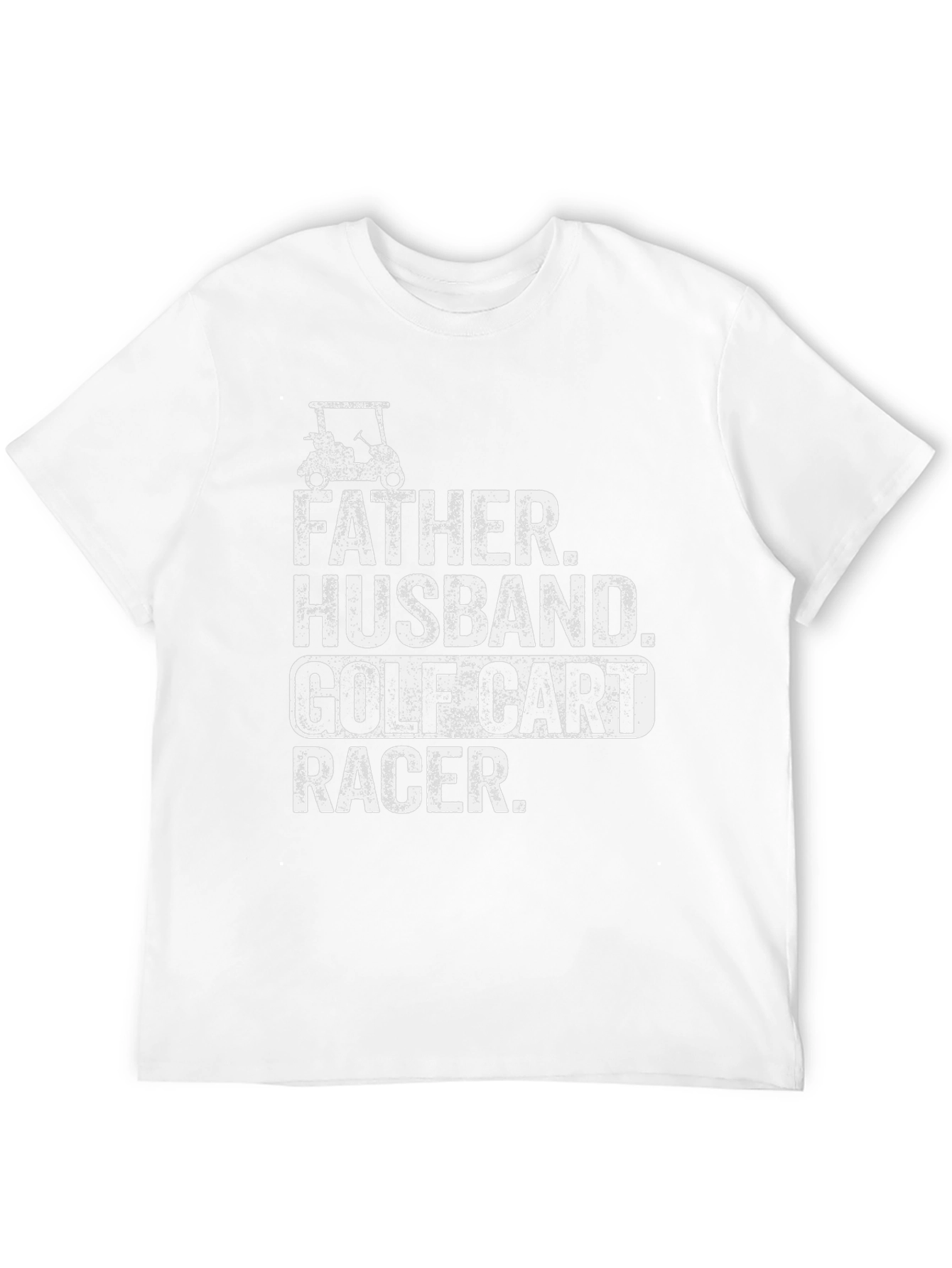 Father Husband Golf Cart Racer Graphic Tee