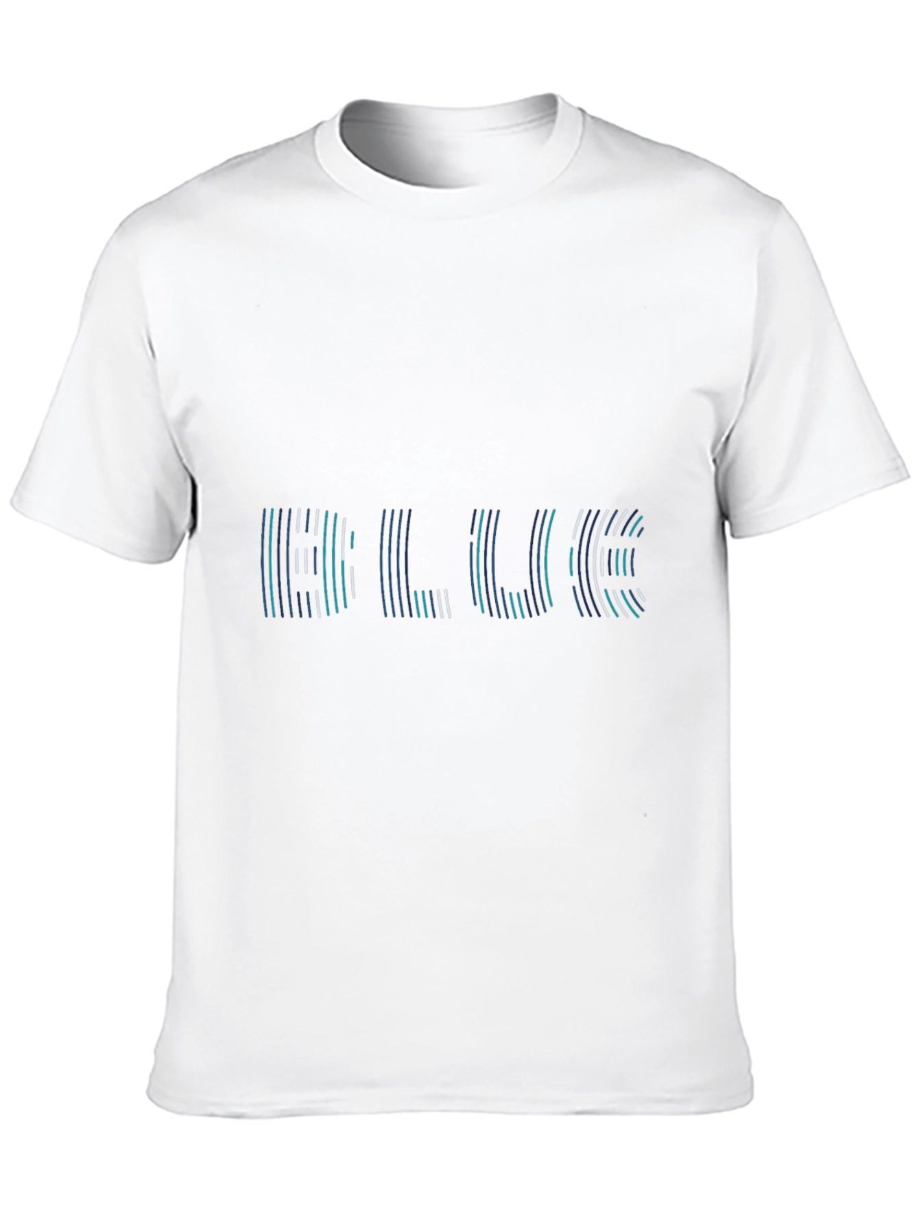 Cool Blue Graphic Tee - Black