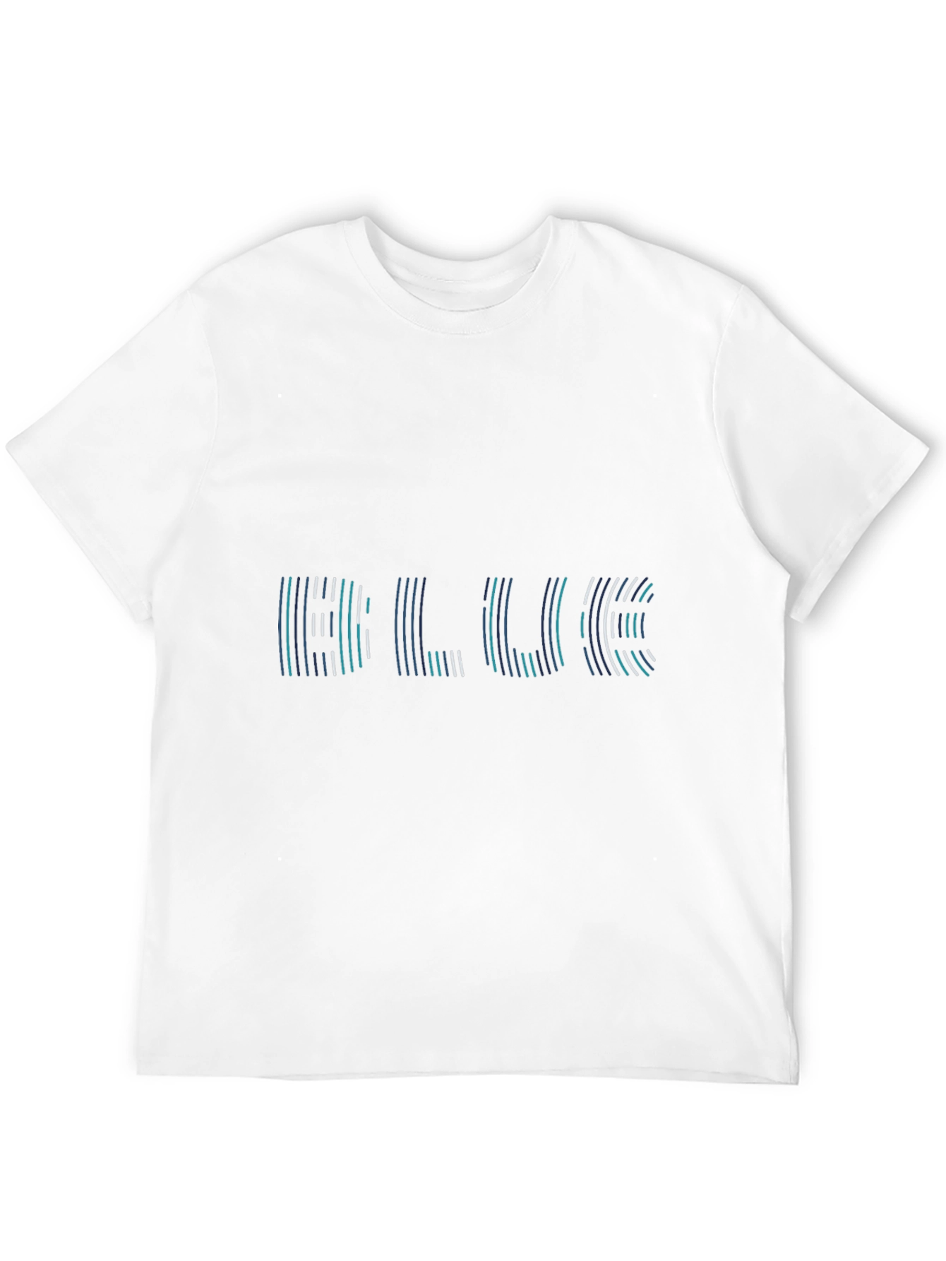 Cool Blue Graphic Tee - Black