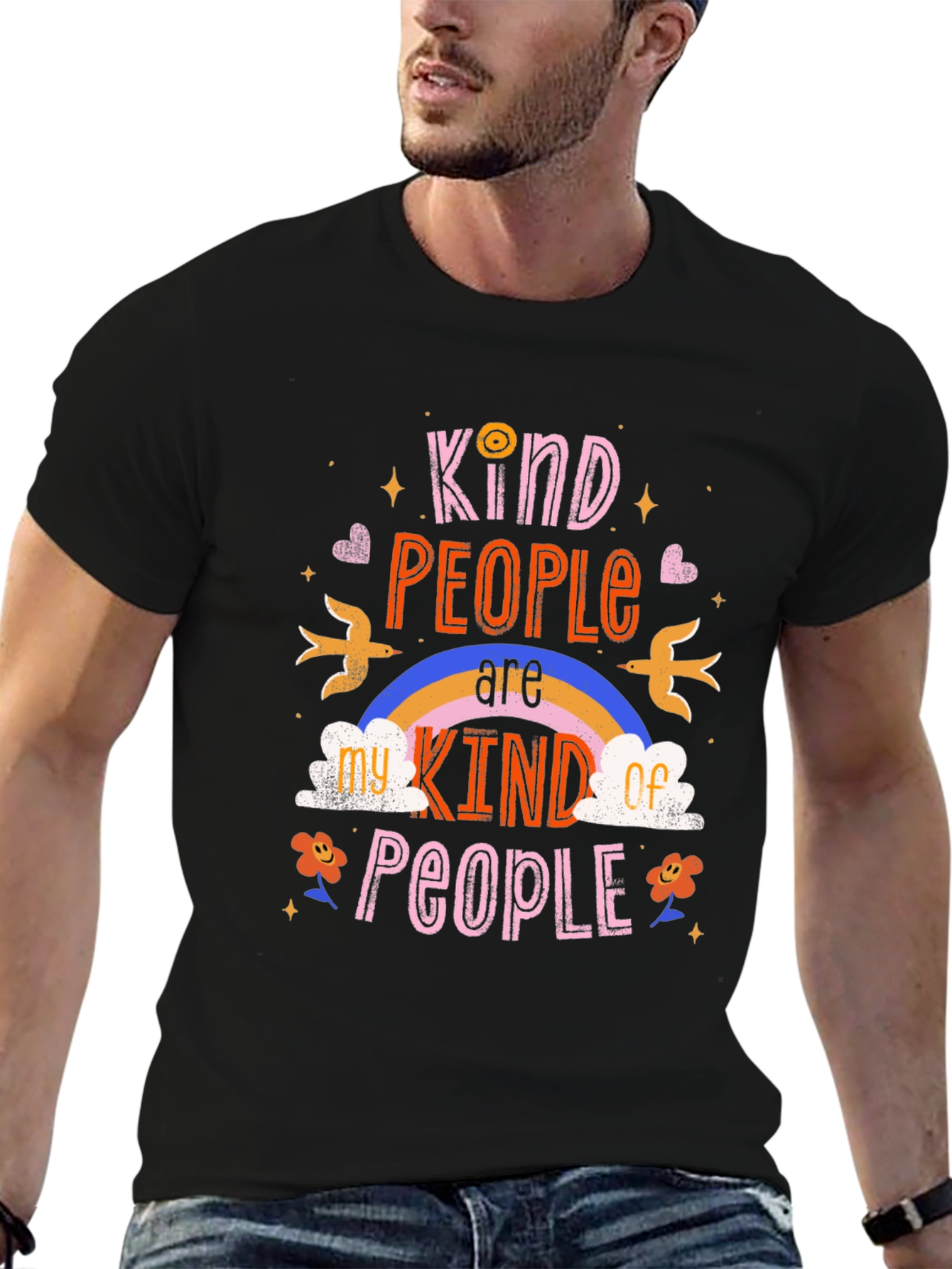 Kind People T-Shirt - Graphic Tee - Positive Vibes