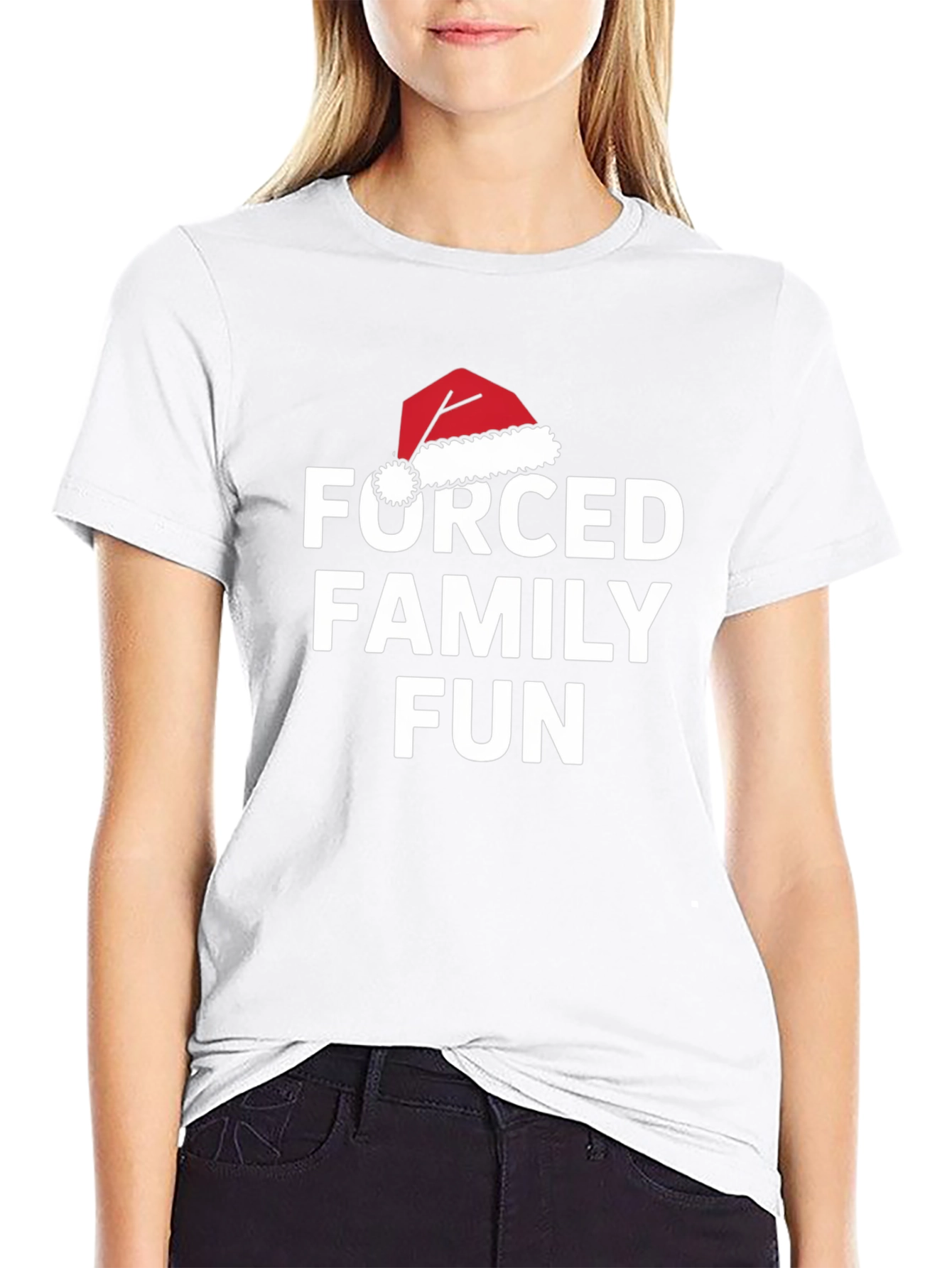 Forced Family Fun Christmas Holiday T-Shirt