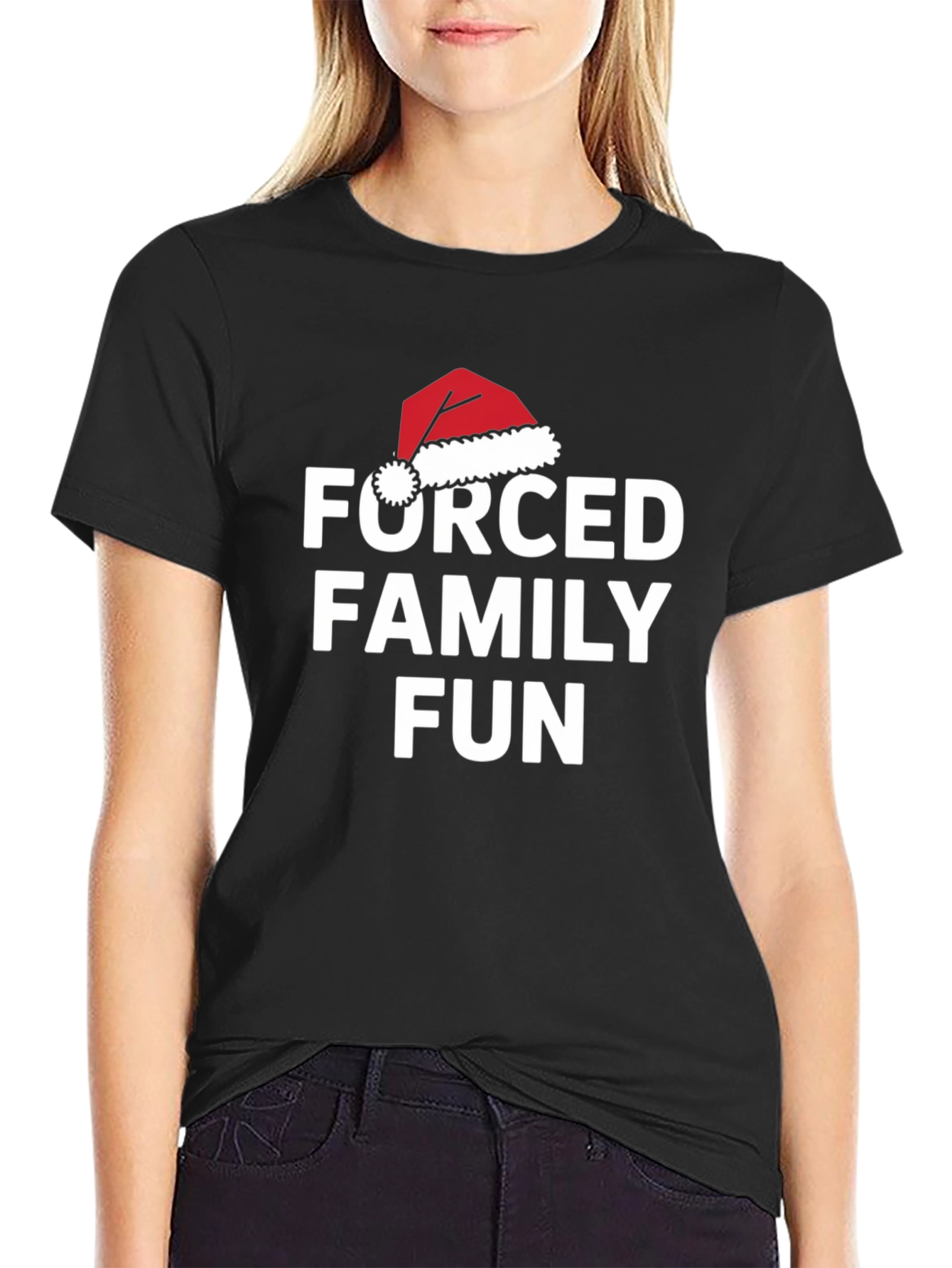 Forced Family Fun Christmas Holiday T-Shirt