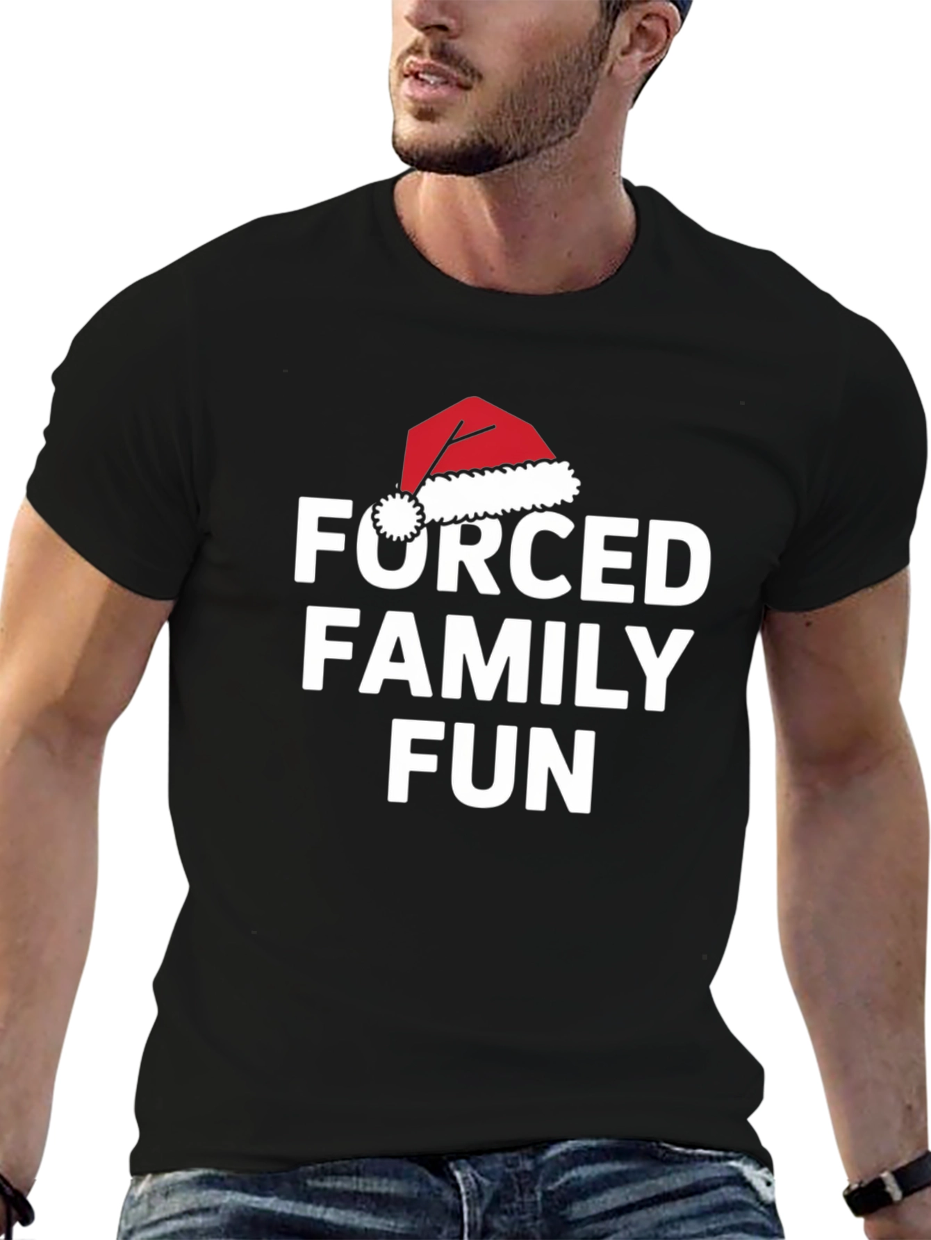 Forced Family Fun Christmas Holiday T-Shirt