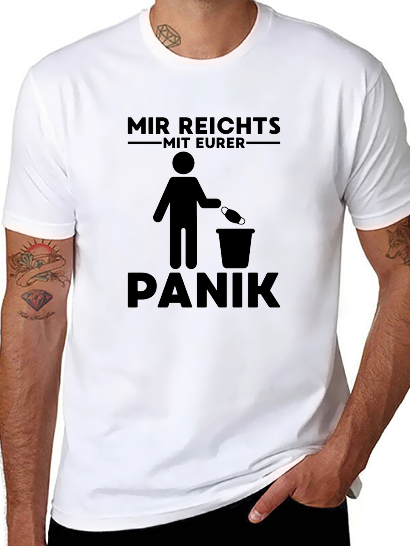 Mir Reichts T-Shirt Anti Panic Graphic Tee