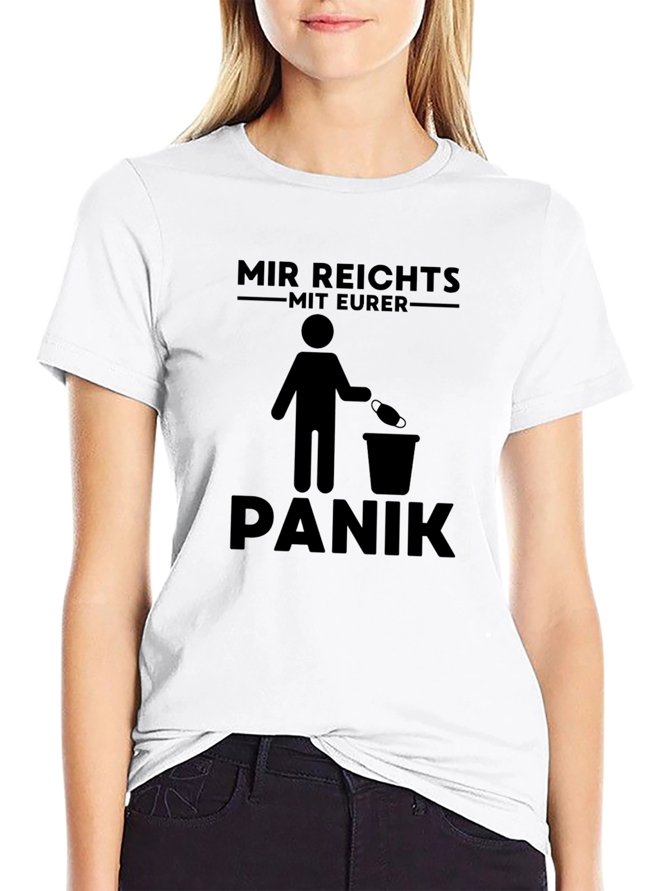 Mir Reichts T-Shirt Anti Panic Graphic Tee