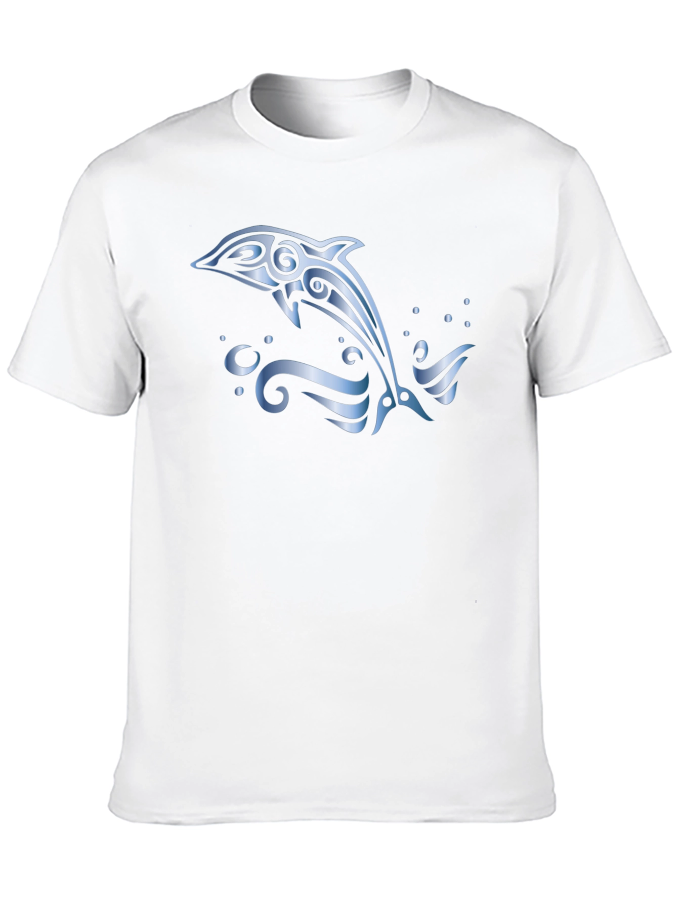 Dolphin Graphic Tee - Stylish Black T-Shirt