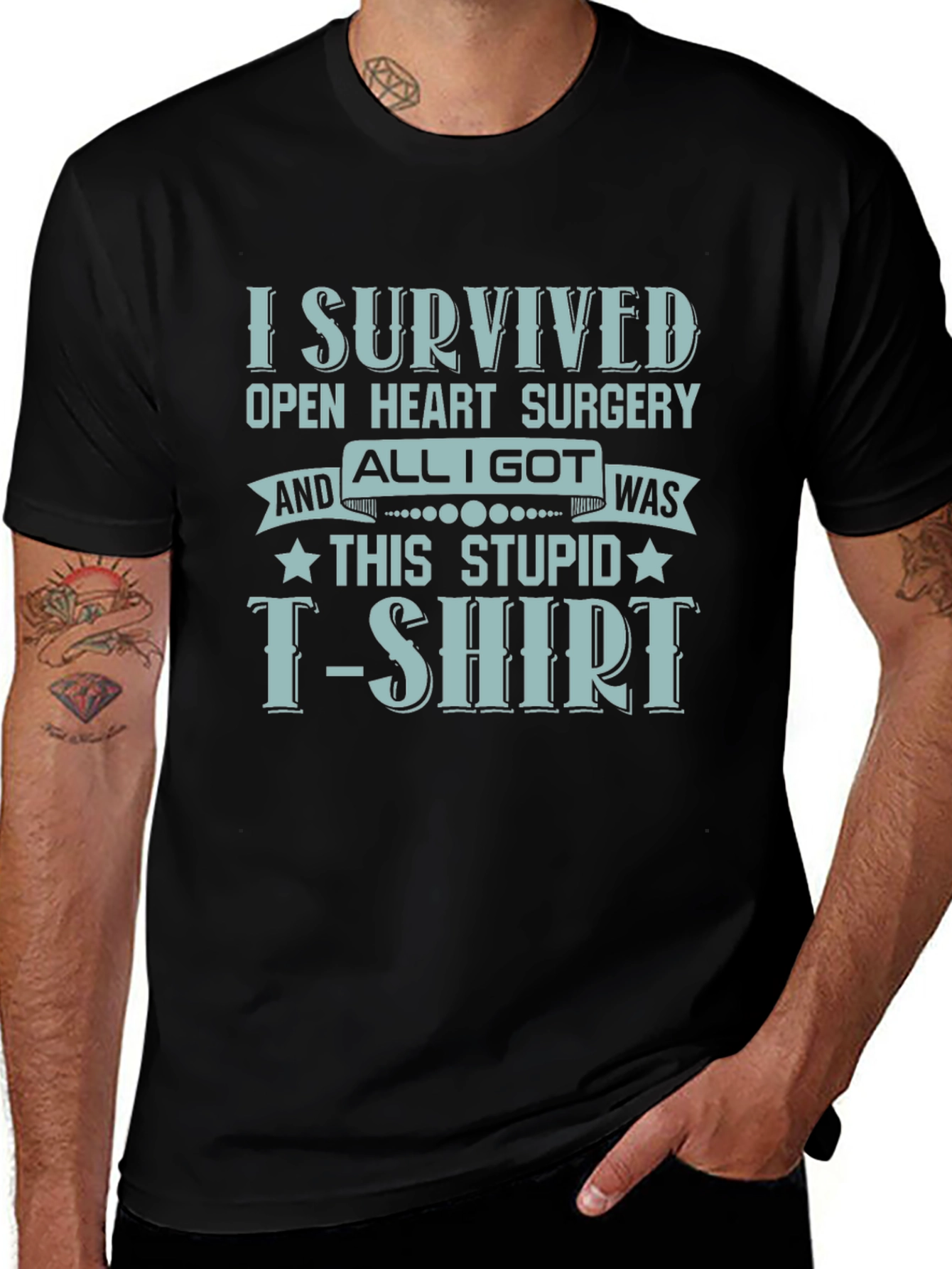 I Survived Open Heart Surgery T-Shirt