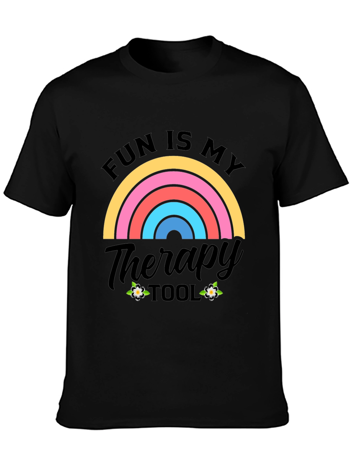 Fun Is My Therapy Tool Graphic T-Shirt
