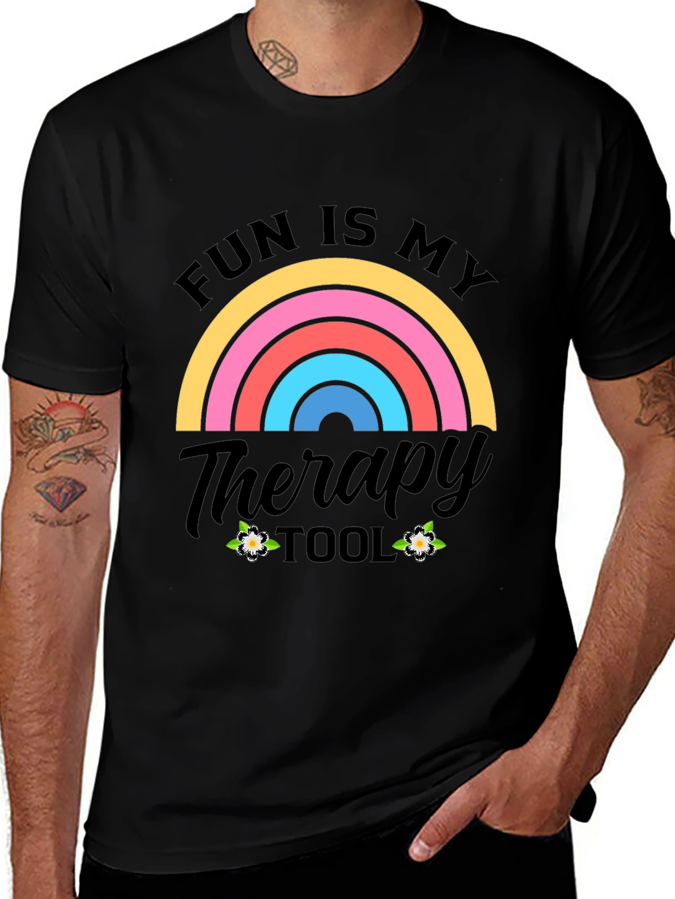 Fun Is My Therapy Tool Graphic T-Shirt