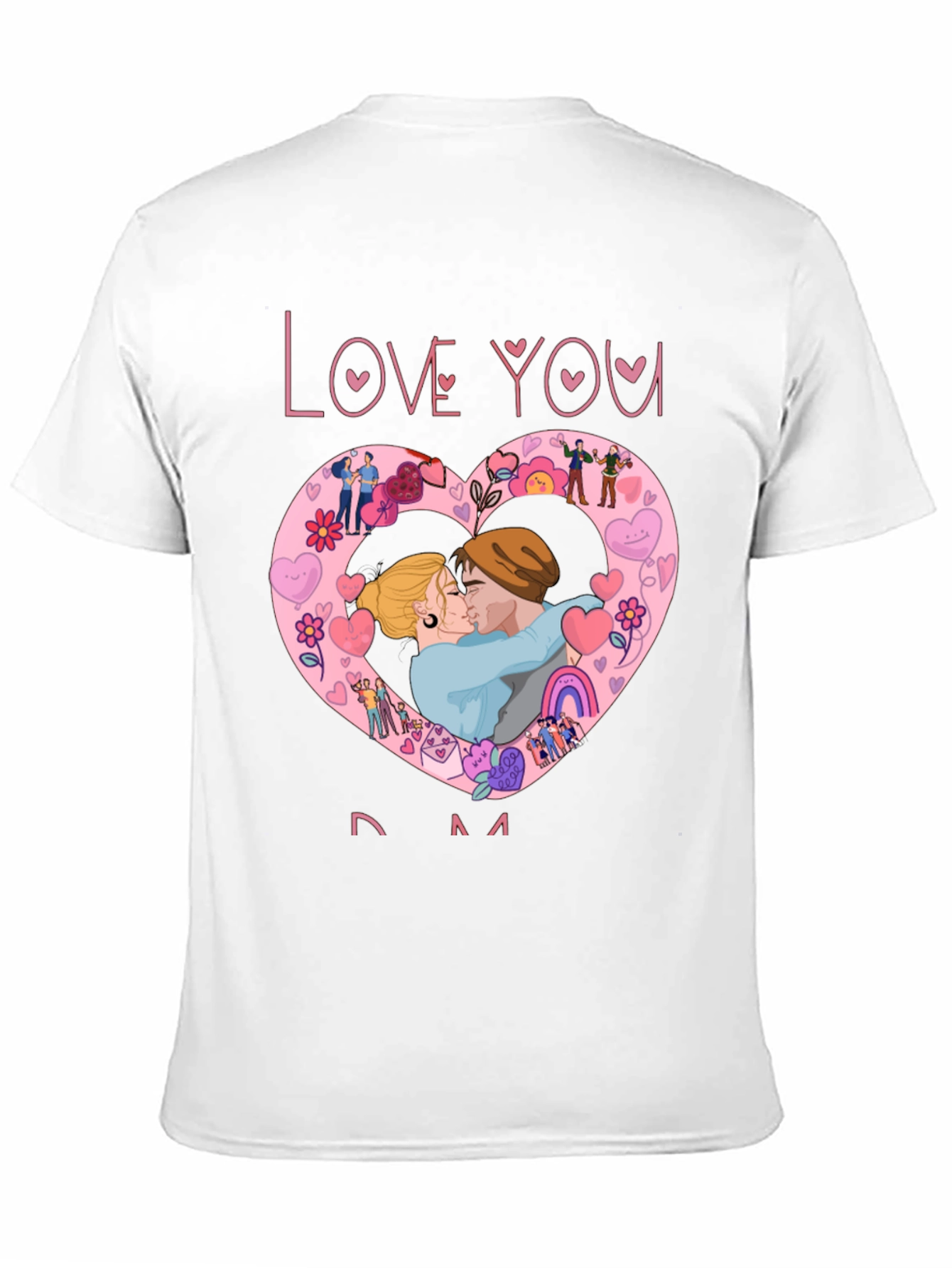 Love You Mom Graphic T-Shirt