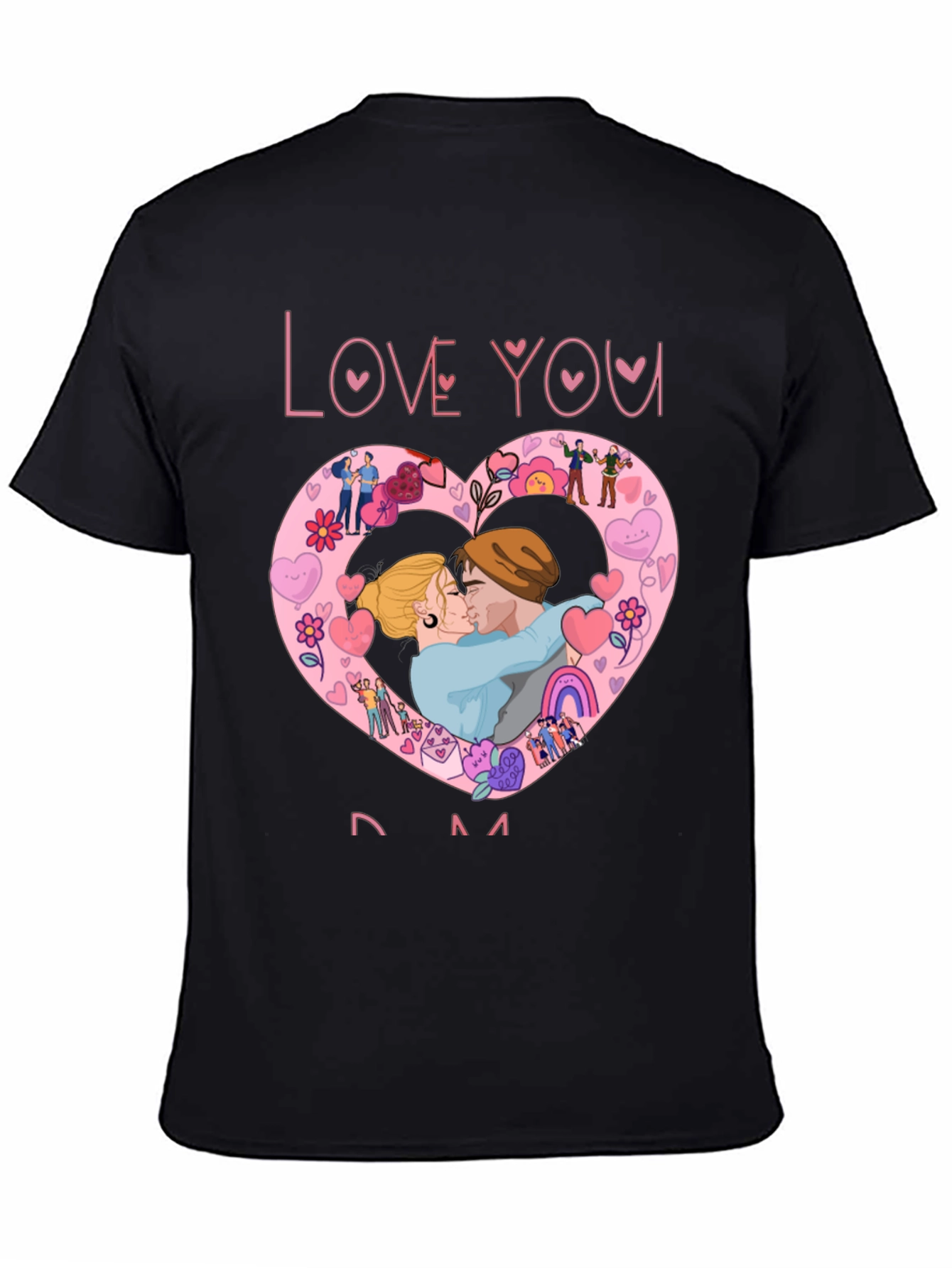 Love You Mom Graphic T-Shirt