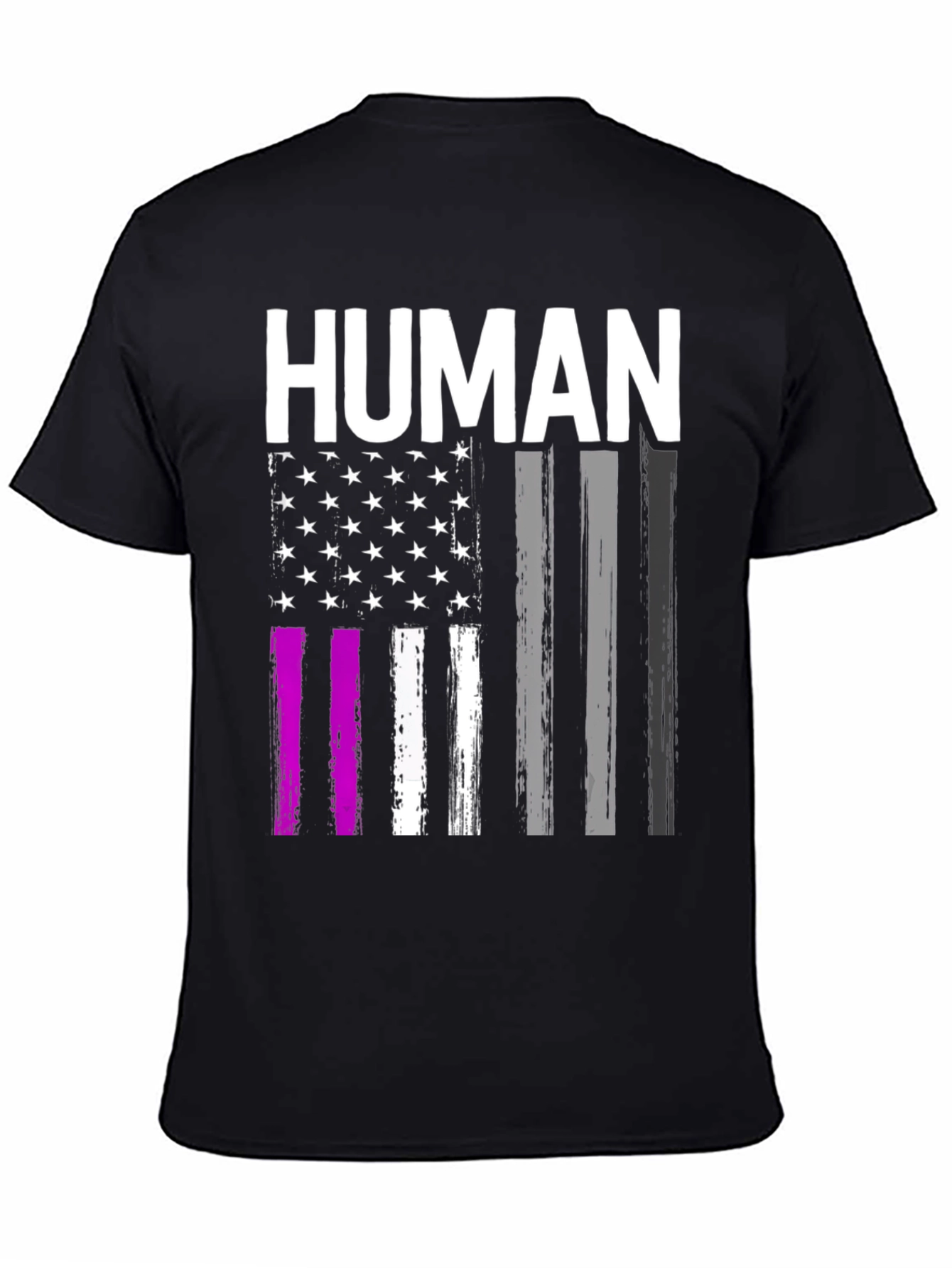 Human American Flag Pride Graphic Tee