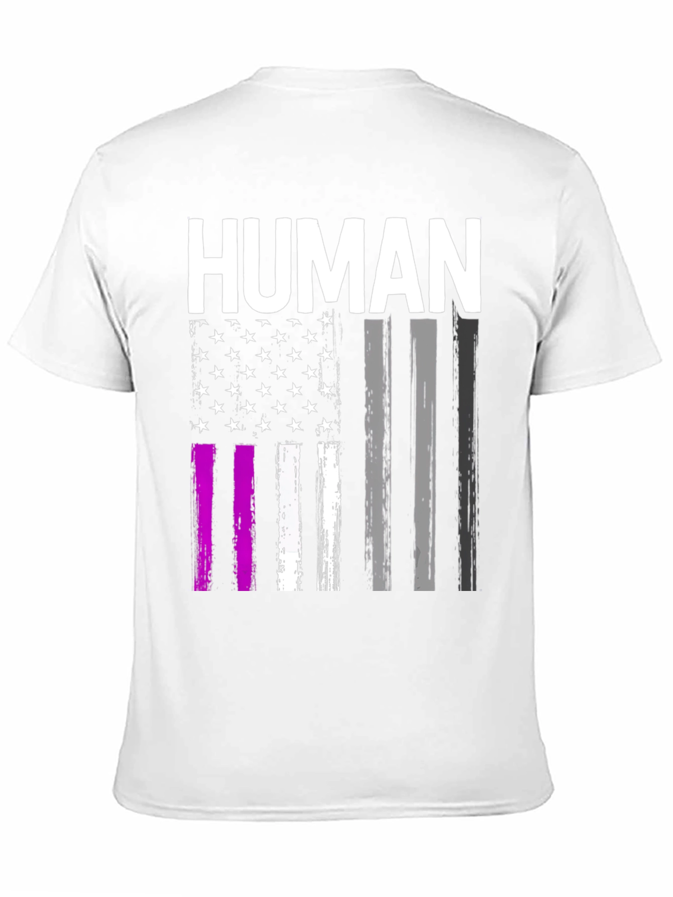 Human American Flag Pride Graphic Tee