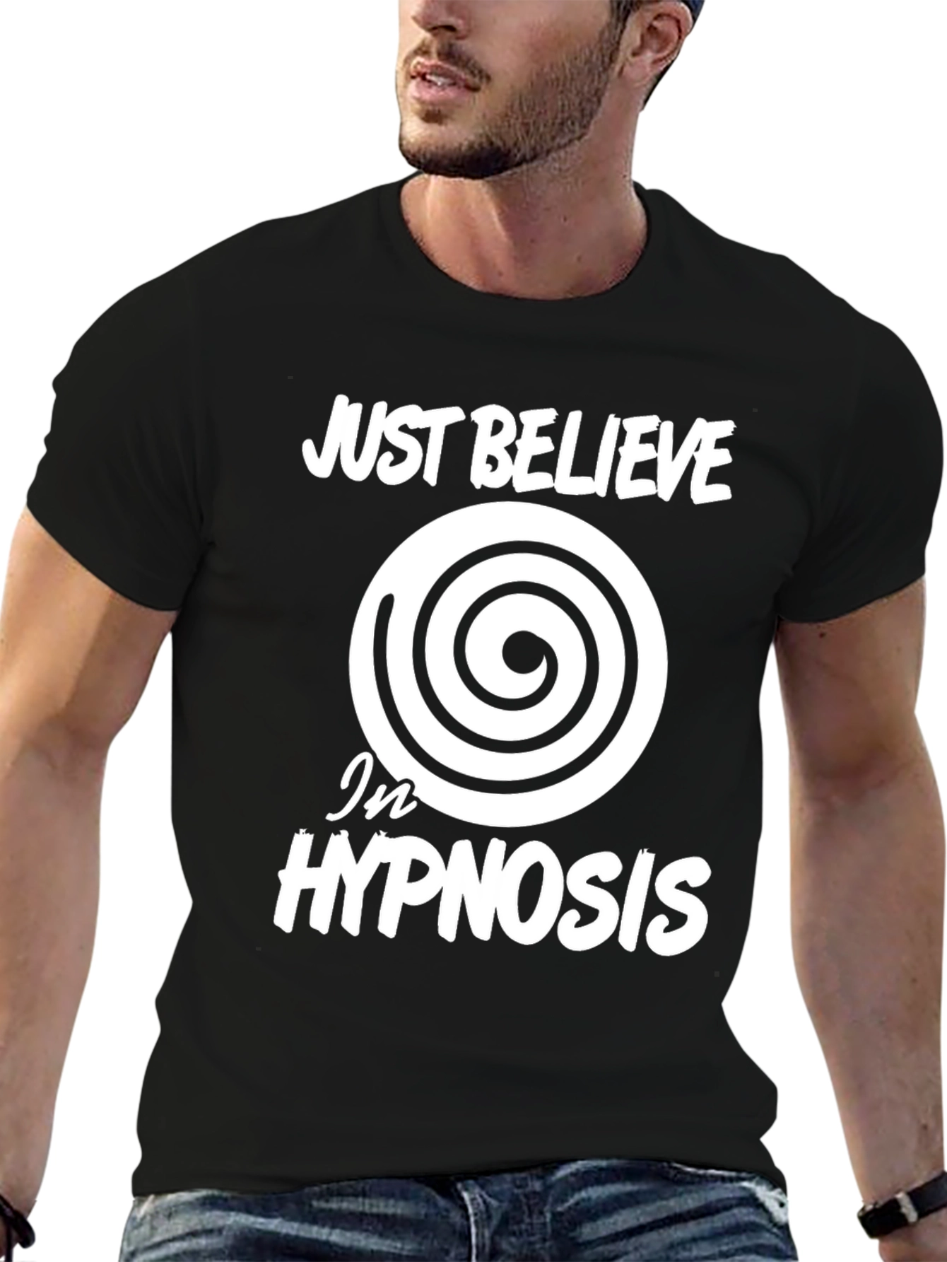 Hypnosis Belief T-Shirt - Spiral Design