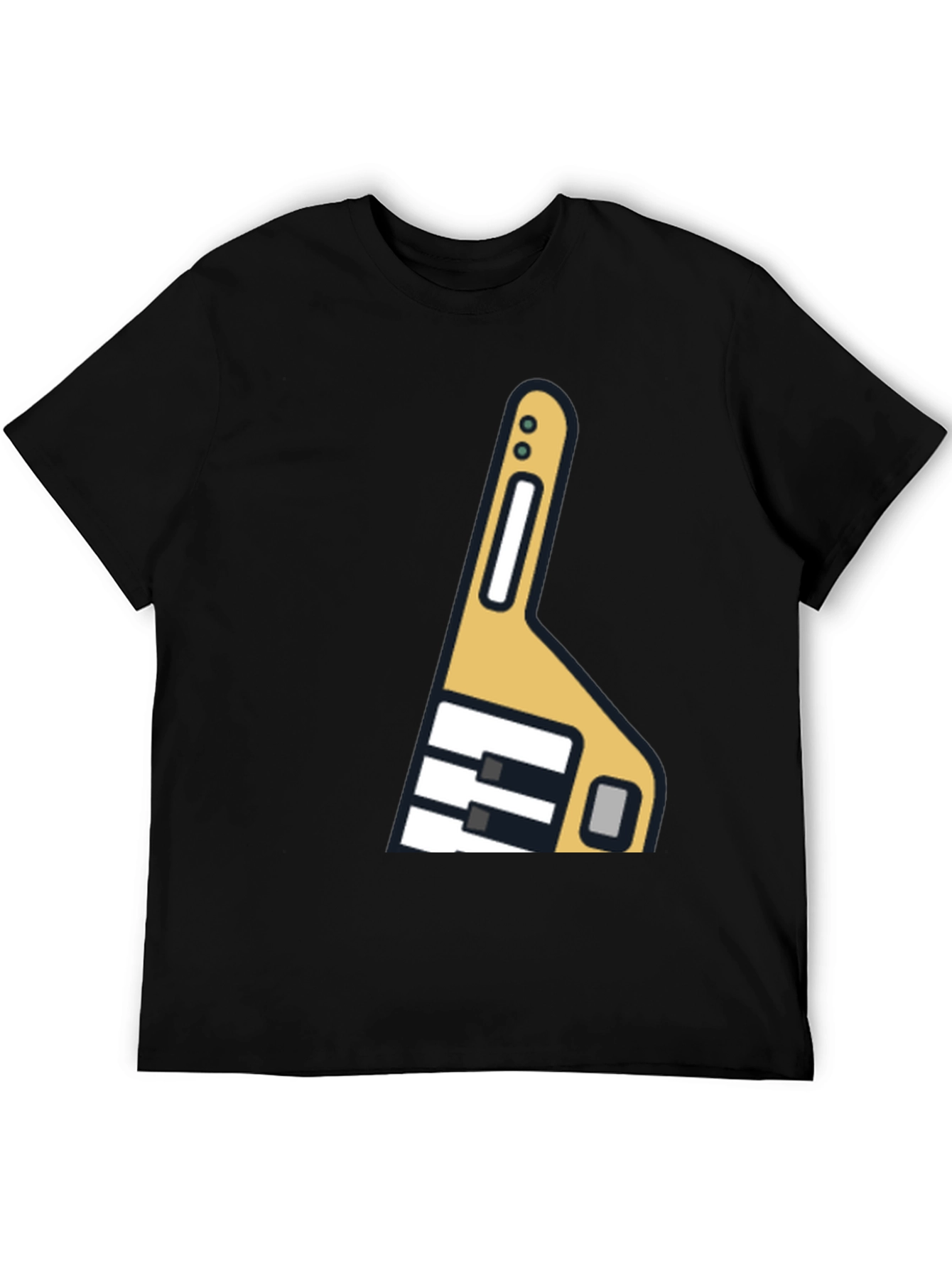 Novelty Wrench Graphic Black T-Shirt