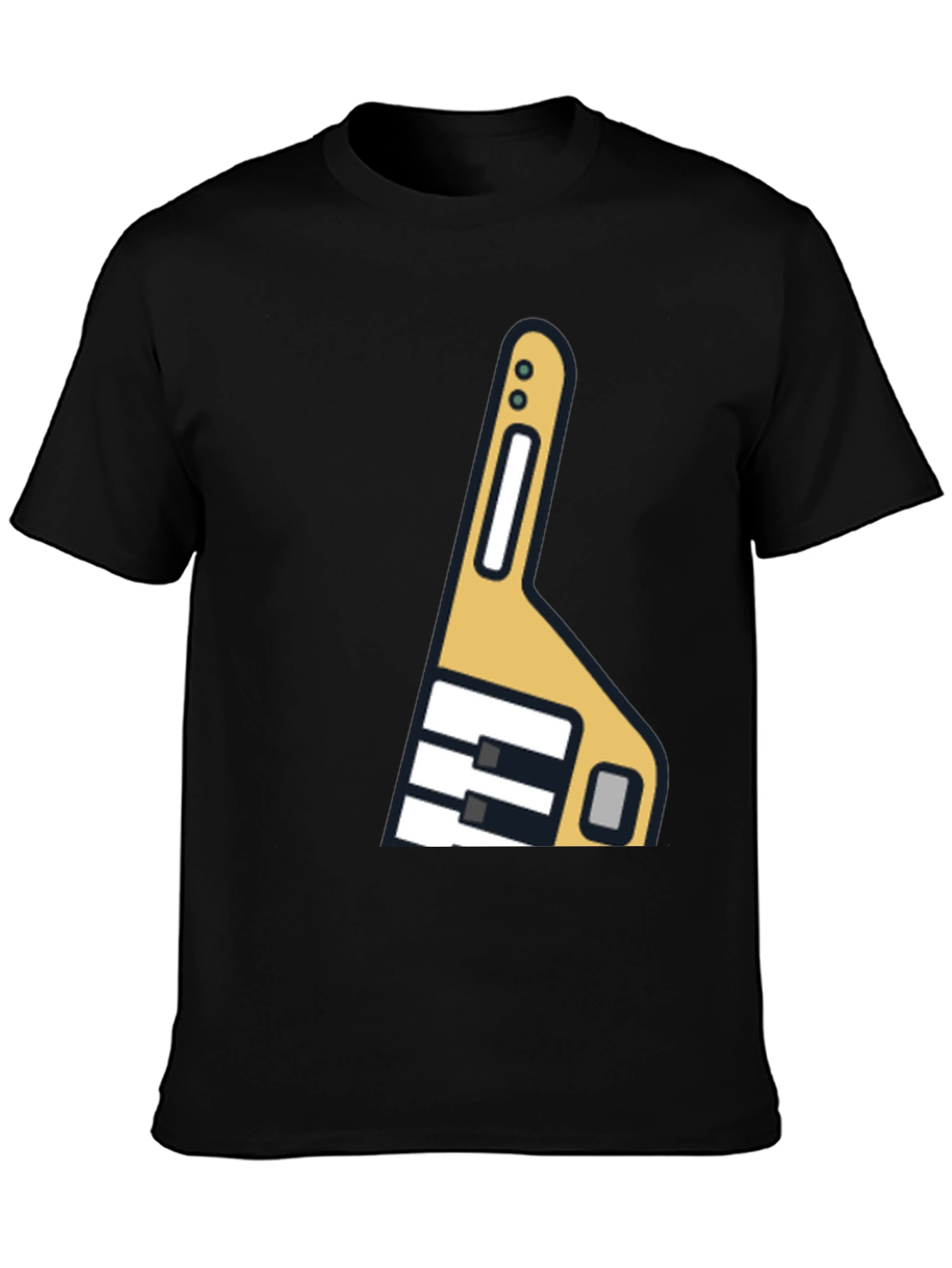 Novelty Wrench Graphic Black T-Shirt