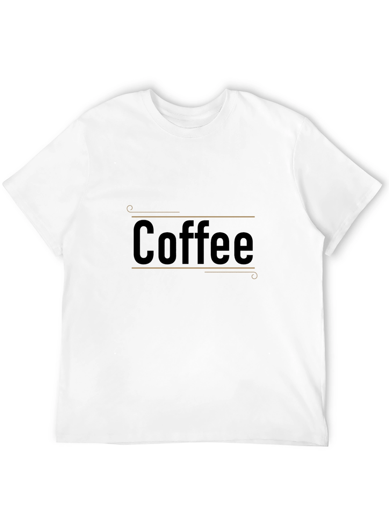 Coffee Graphic Tee - Stylish Black Cotton T-Shirt