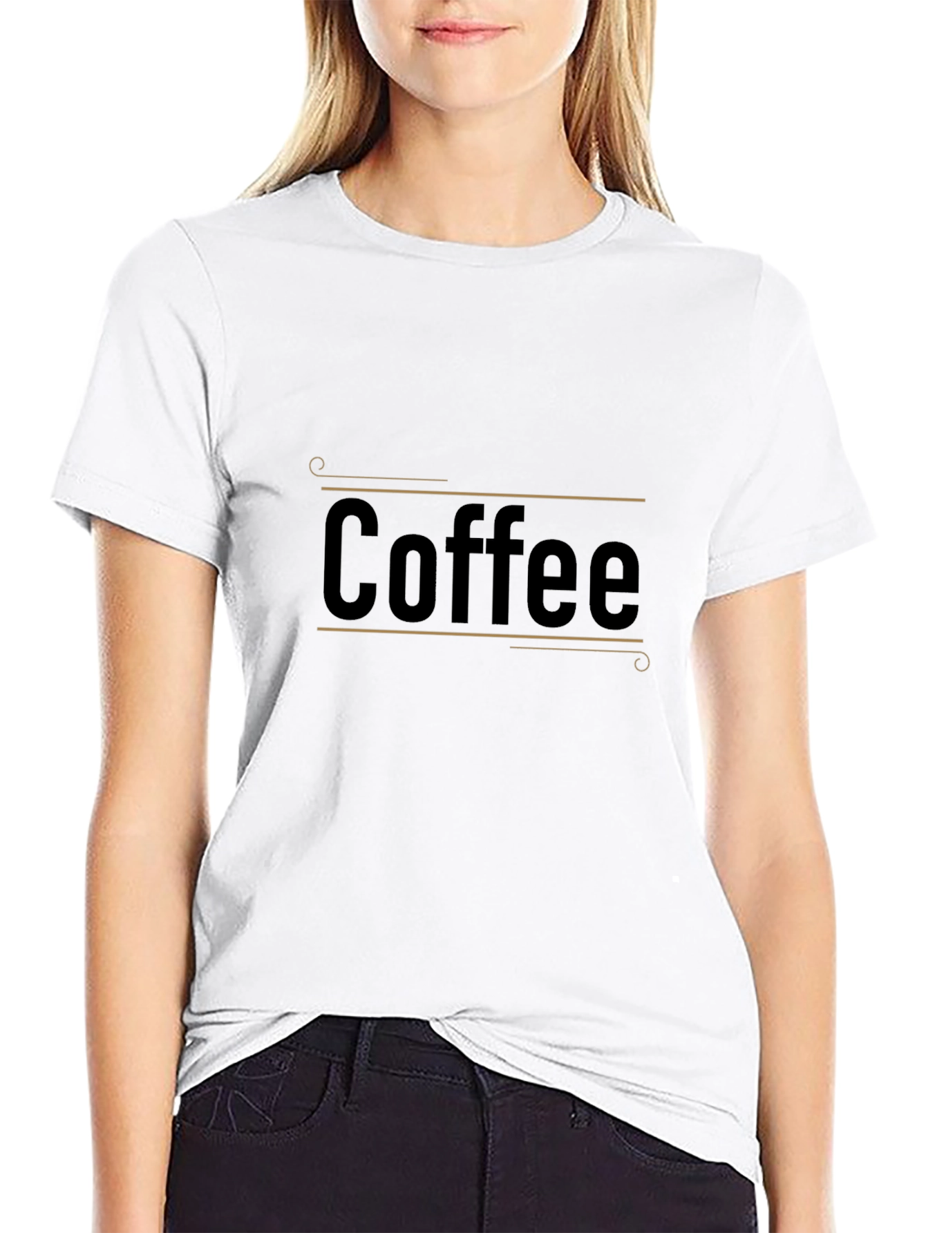 Coffee Graphic Tee - Stylish Black Cotton T-Shirt