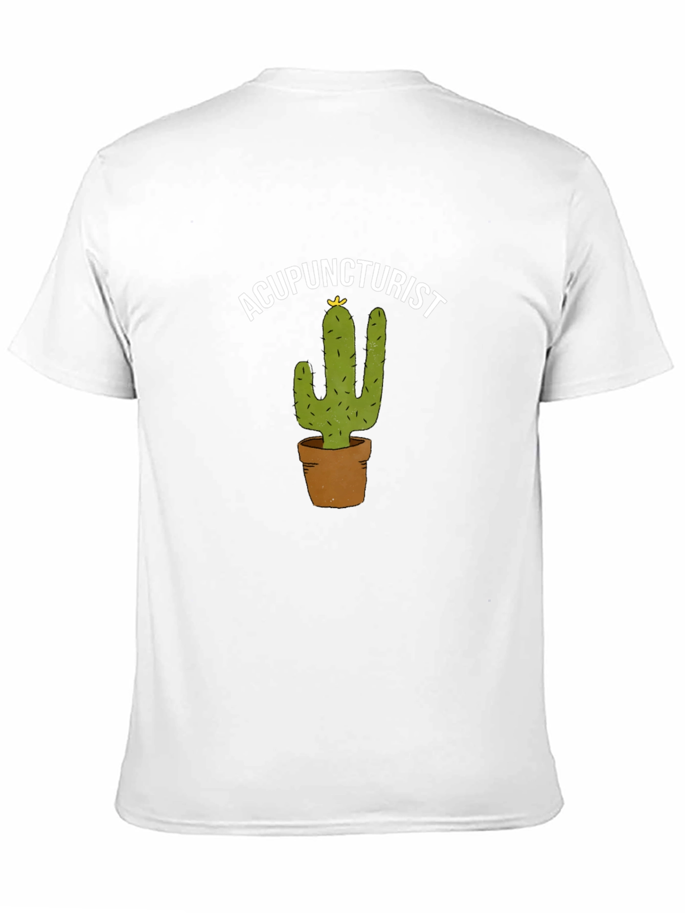 Acupuncturist Cactus Graphic T-Shirt