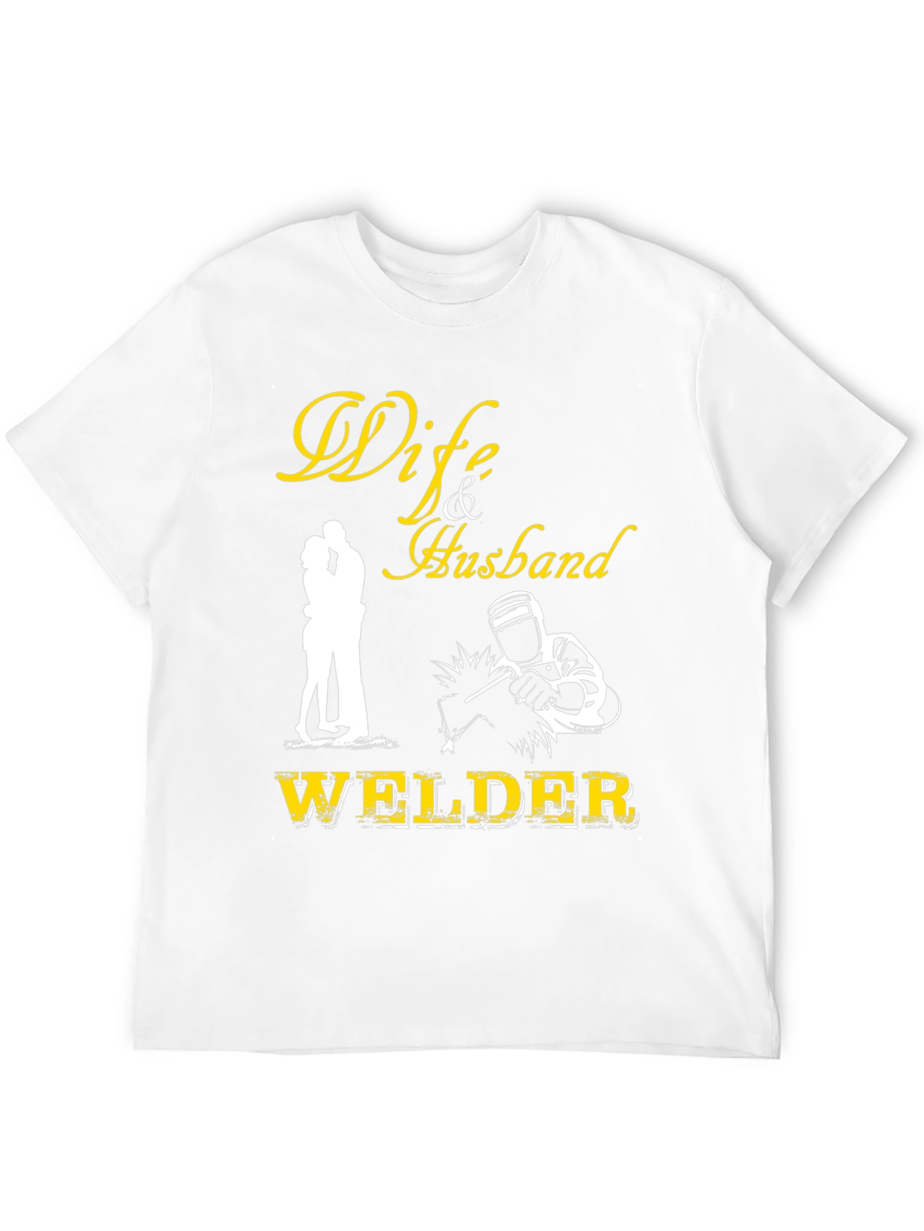 Welder Husband Graphic T-Shirt - Anniversary Gift