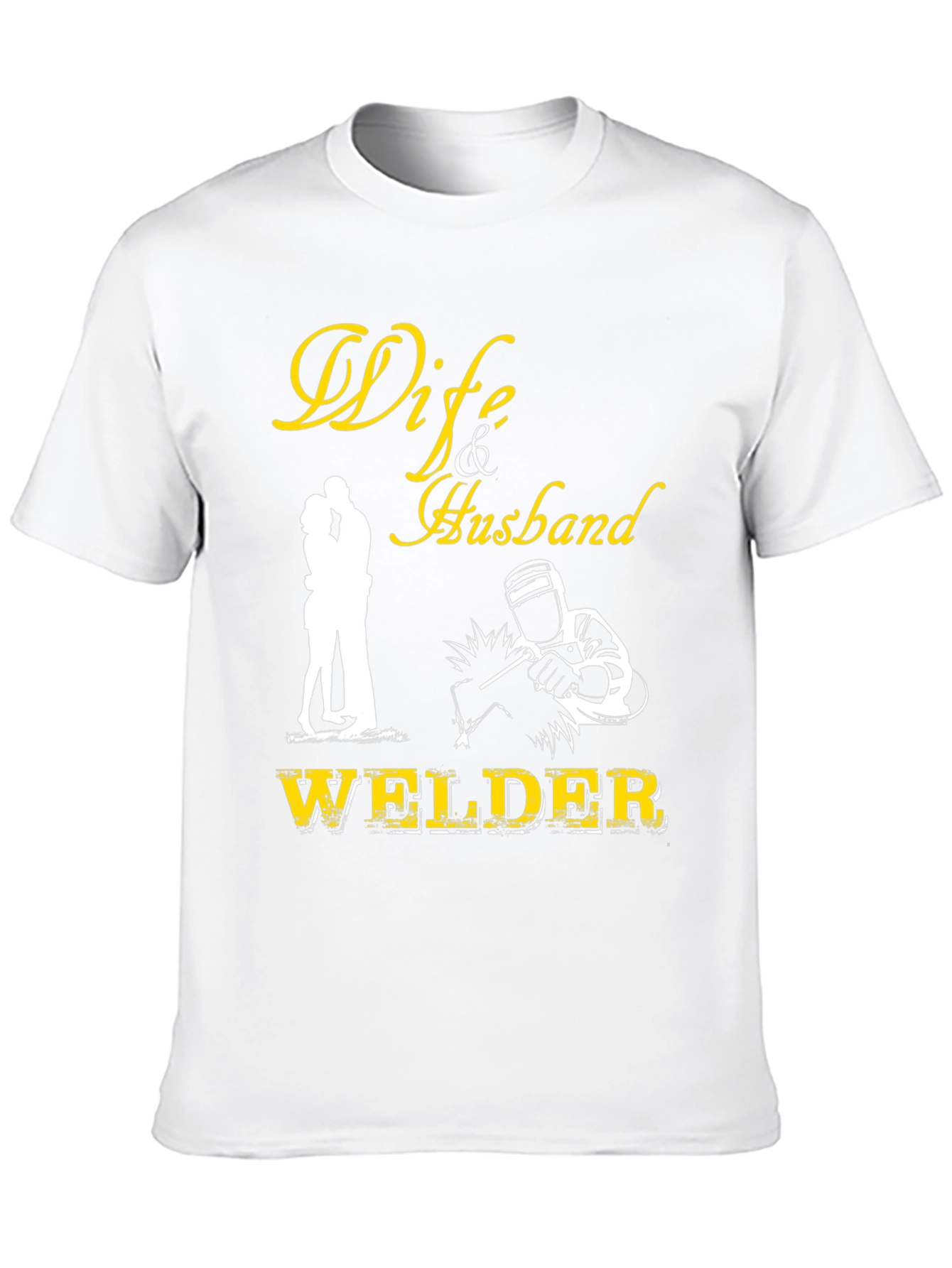 Welder Husband Graphic T-Shirt - Anniversary Gift