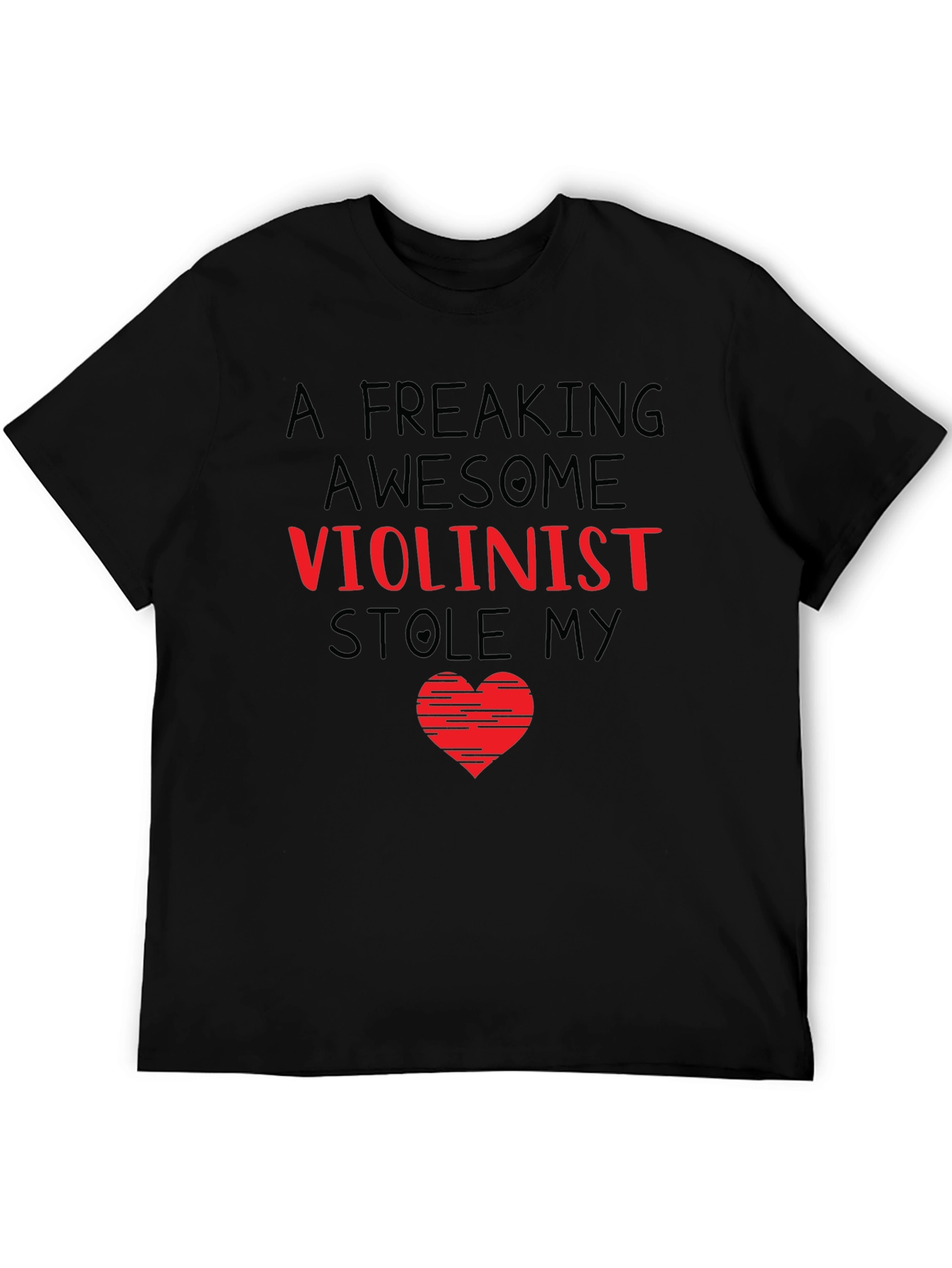 Freaking Awesome Violinist Heart T-Shirt
