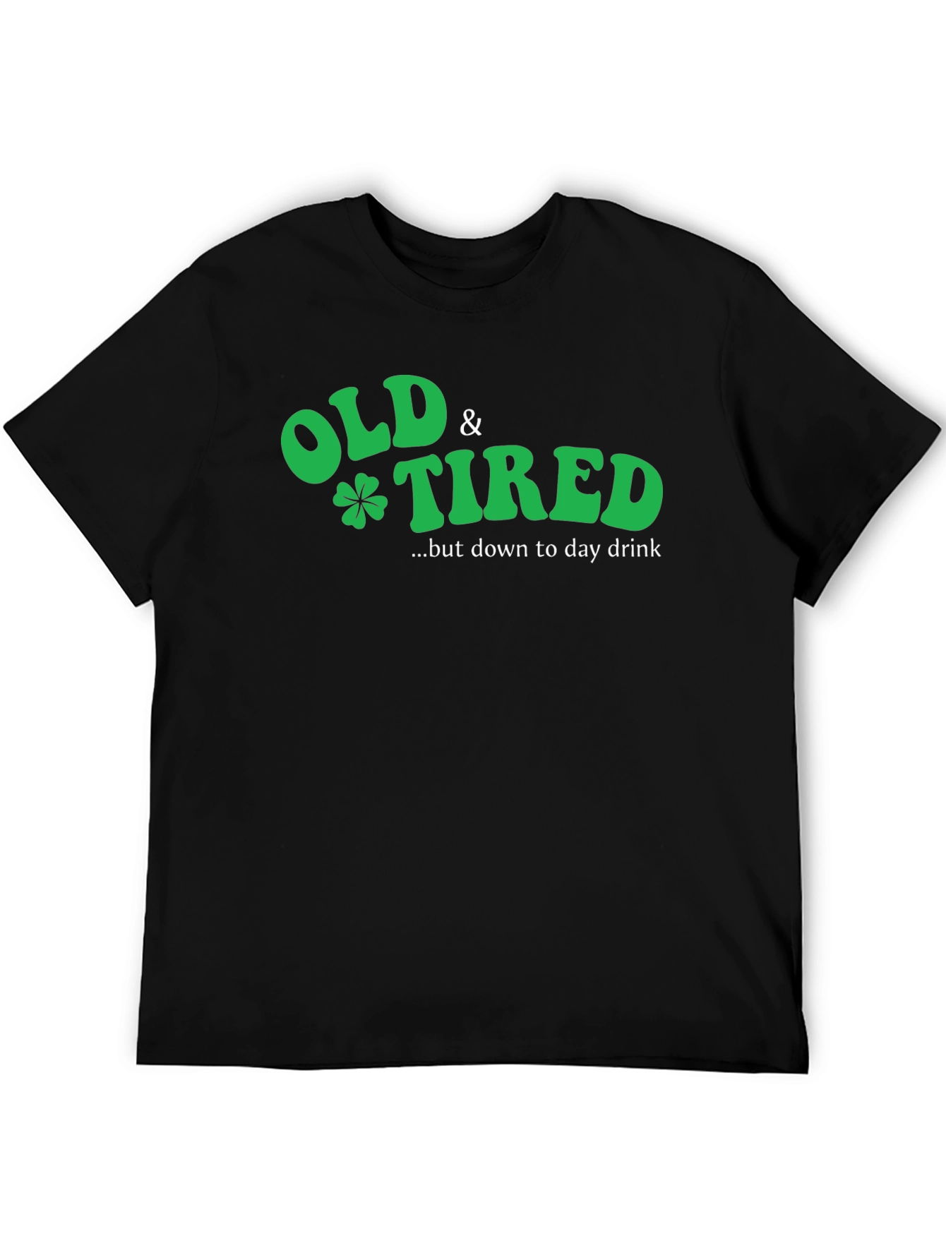 Old & Tired Black Graphic Tee