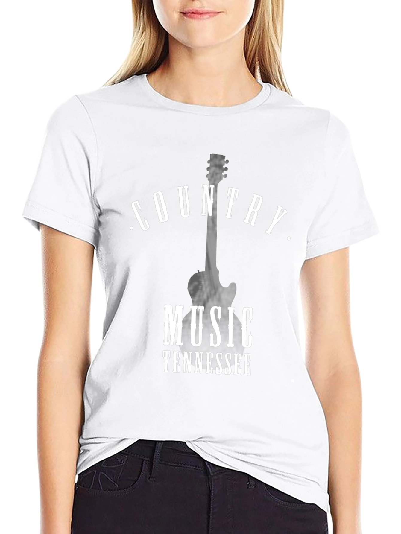Country Music Tennessee Black T-Shirt