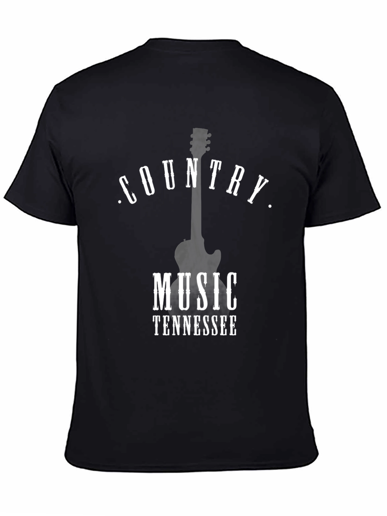 Country Music Tennessee Black T-Shirt
