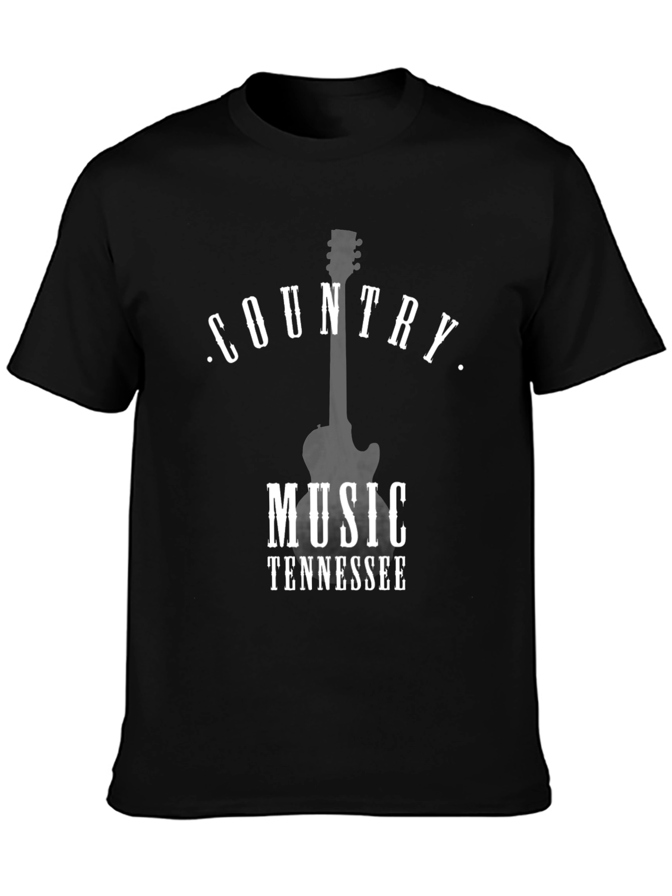 Country Music Tennessee Black T-Shirt