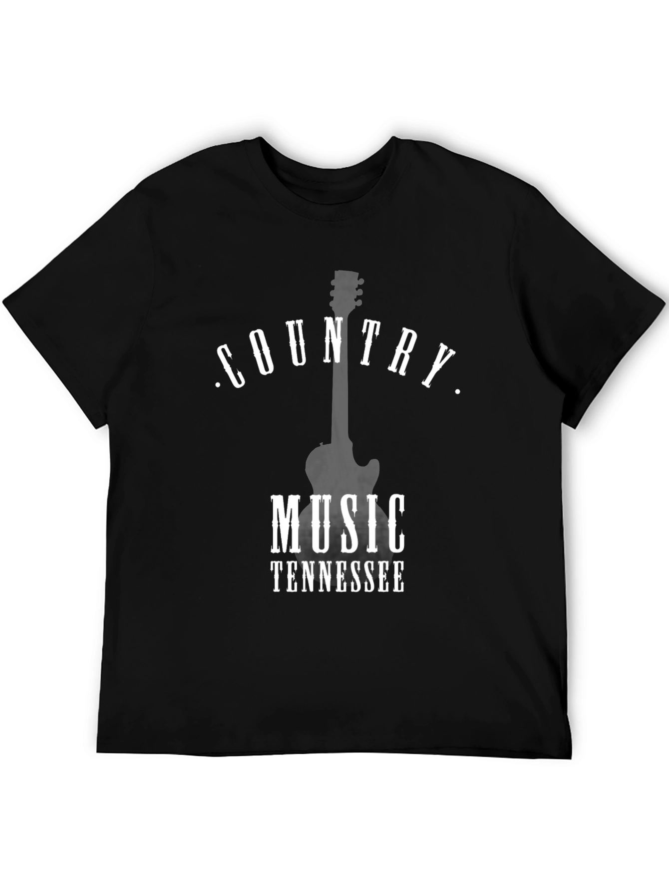 Country Music Tennessee Black T-Shirt