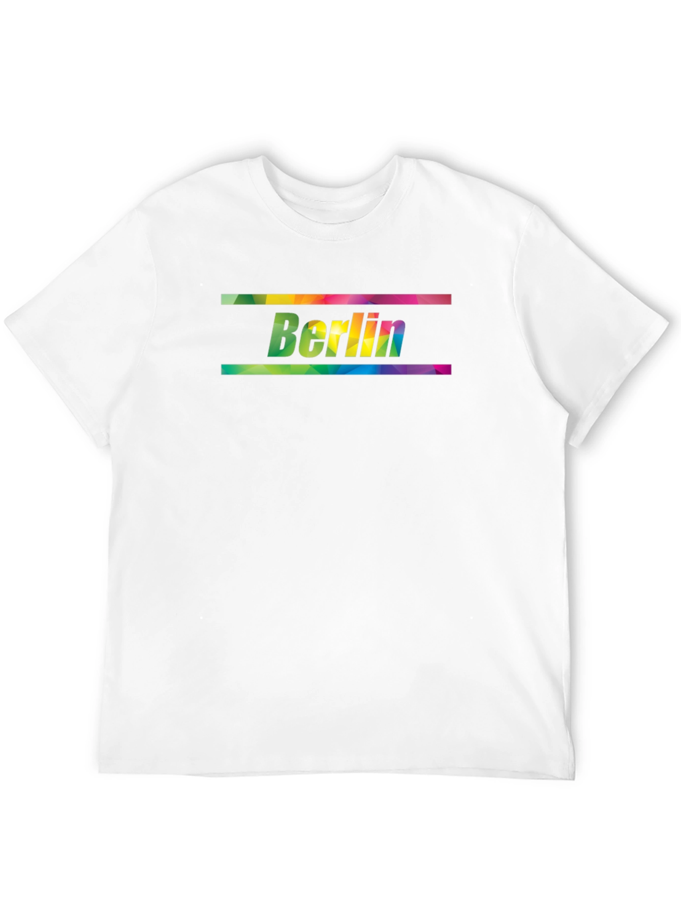 Berlin Rainbow Graphic Black T-Shirt