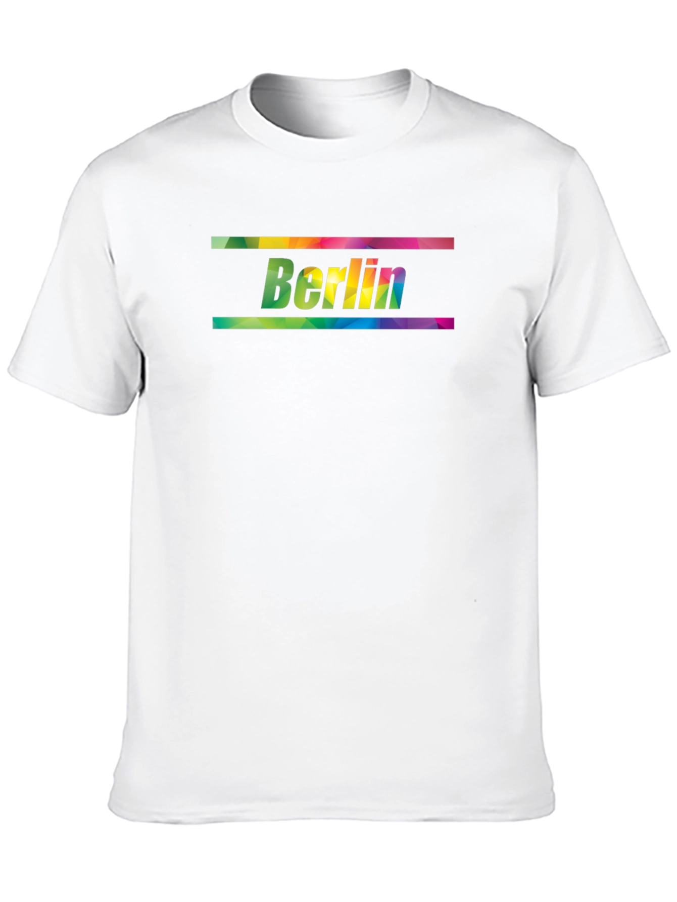 Berlin Rainbow Graphic Black T-Shirt