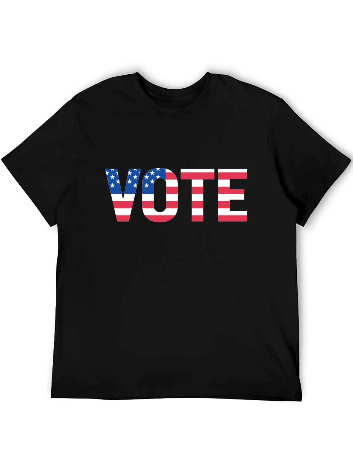 Vote USA Flag Graphic Tee - Patriotic Election Shirt