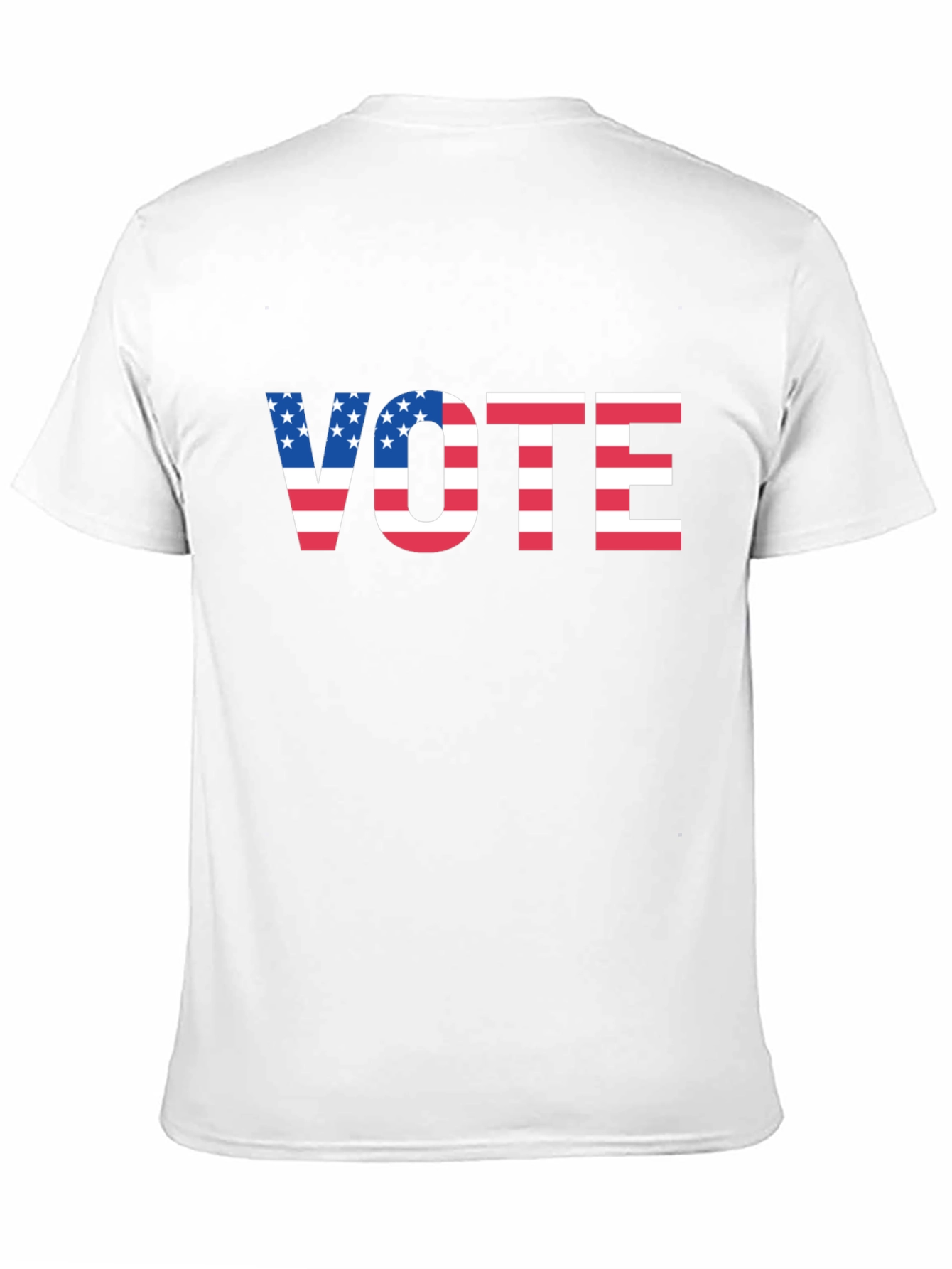Vote USA Flag Graphic Tee - Patriotic Election Shirt