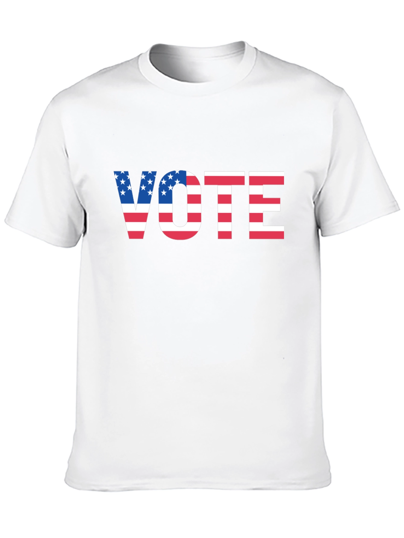 Vote USA Flag Graphic Tee - Patriotic Election Shirt