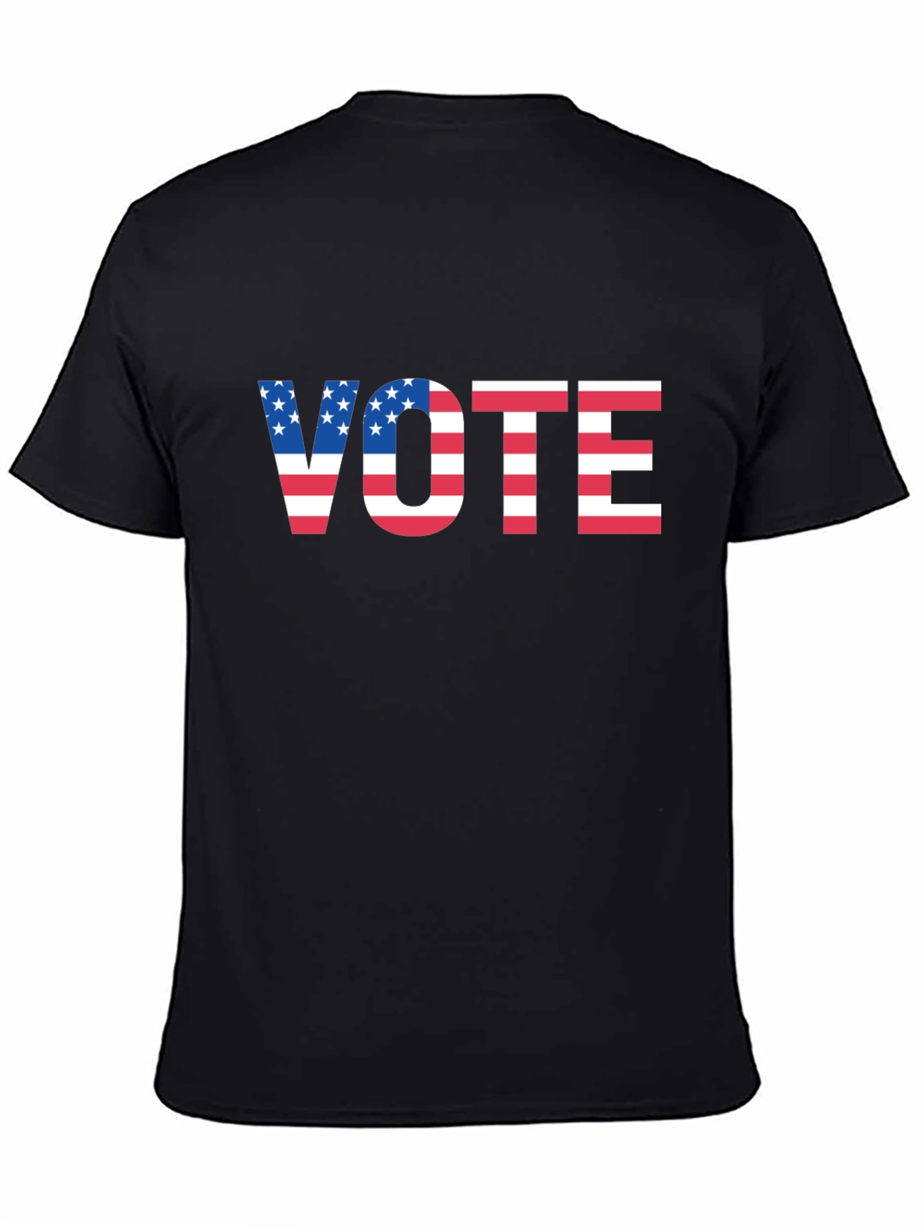 Vote USA Flag Graphic Tee - Patriotic Election Shirt