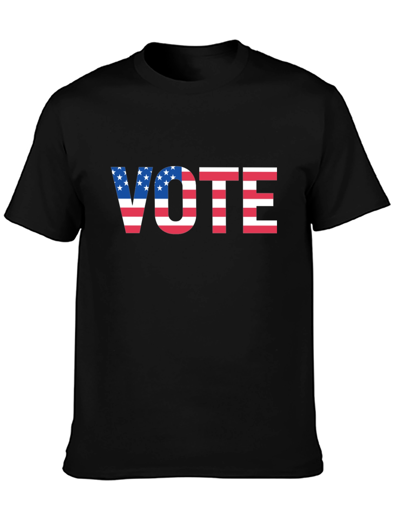 Vote USA Flag Graphic Tee - Patriotic Election Shirt