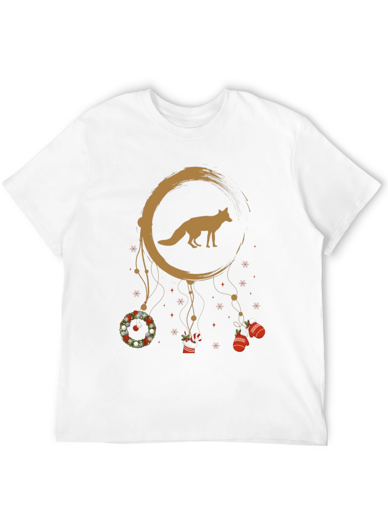 Holiday Fox Dreamcatcher Graphic Tee