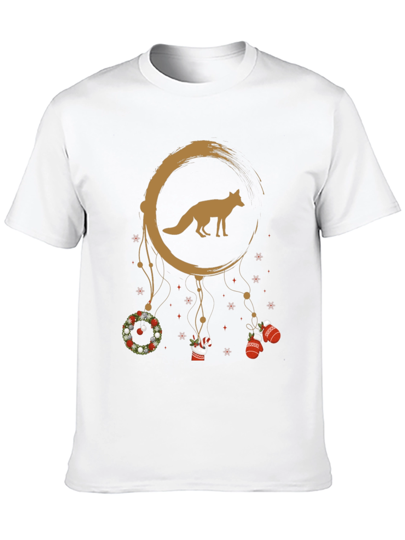 Holiday Fox Dreamcatcher Graphic Tee