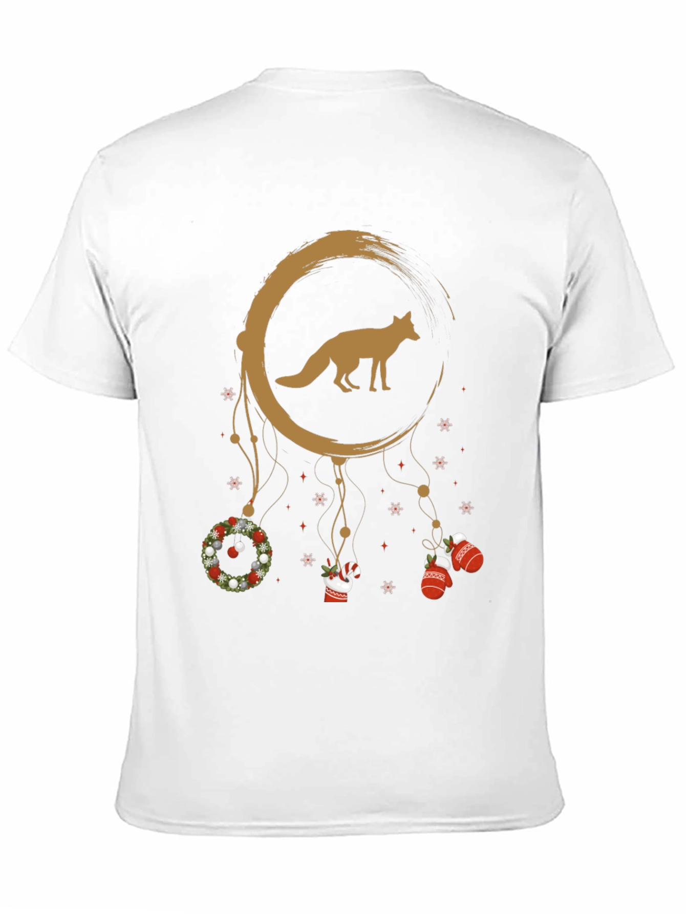 Holiday Fox Dreamcatcher Graphic Tee