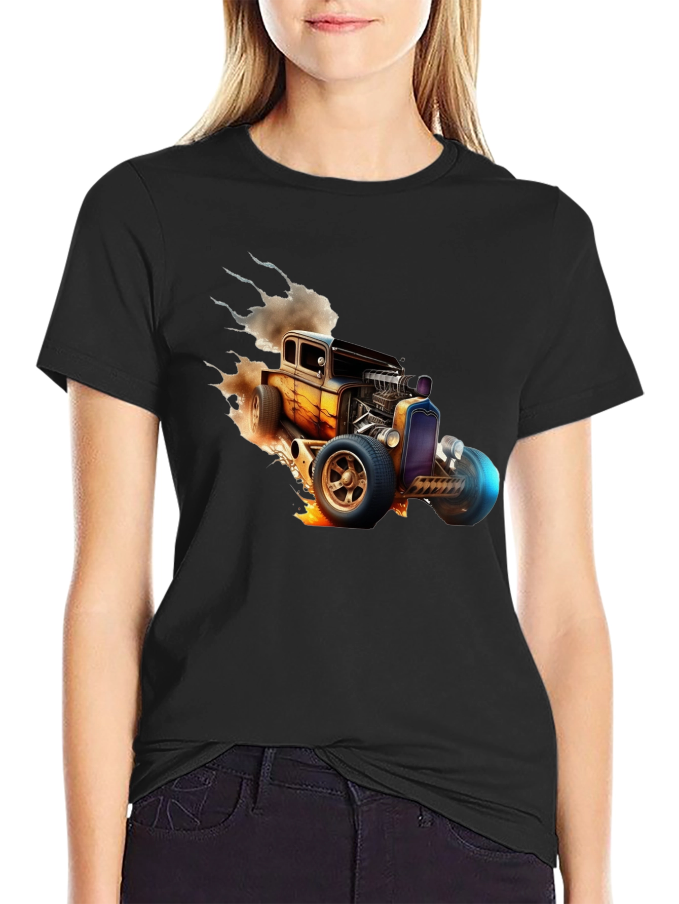 Hot Rod Graphic Tee - Classic Car Design