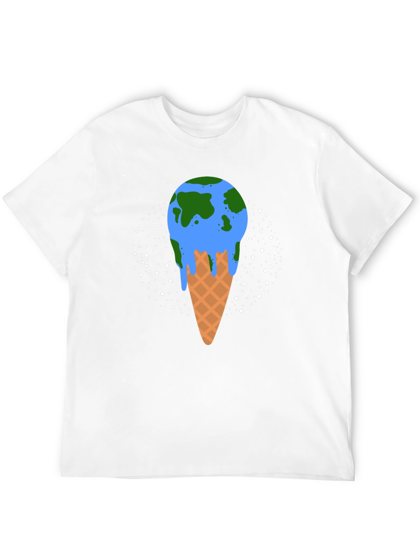 Melting Earth Ice Cream Graphic Tee