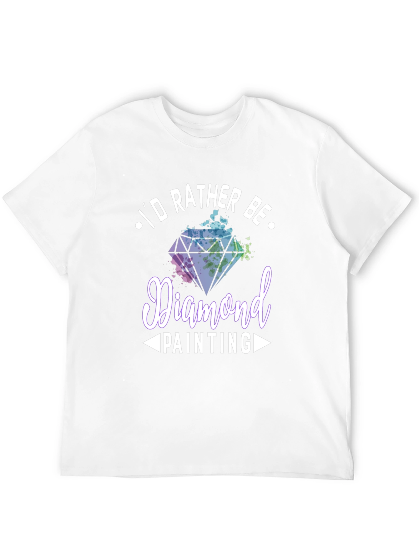 Diamond Painting Hobby T-Shirt - Id Rather Be