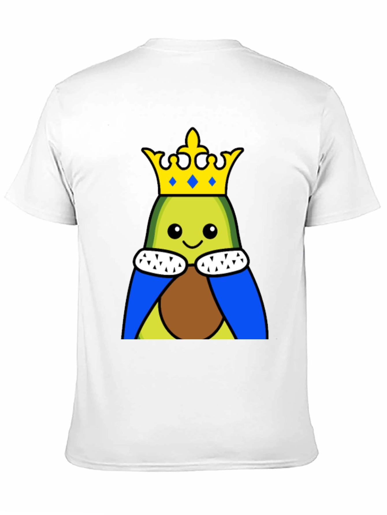 Avocado King T-Shirt - Funny Cartoon Tee