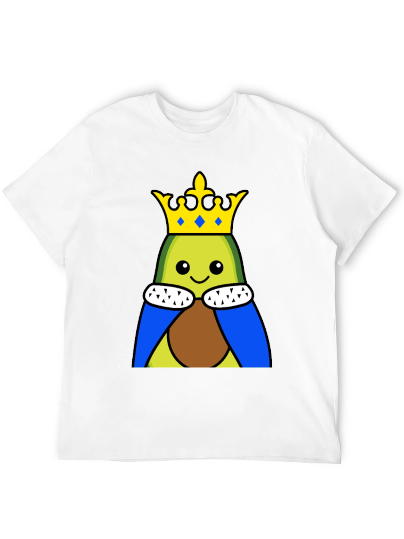 Avocado King T-Shirt - Funny Cartoon Tee