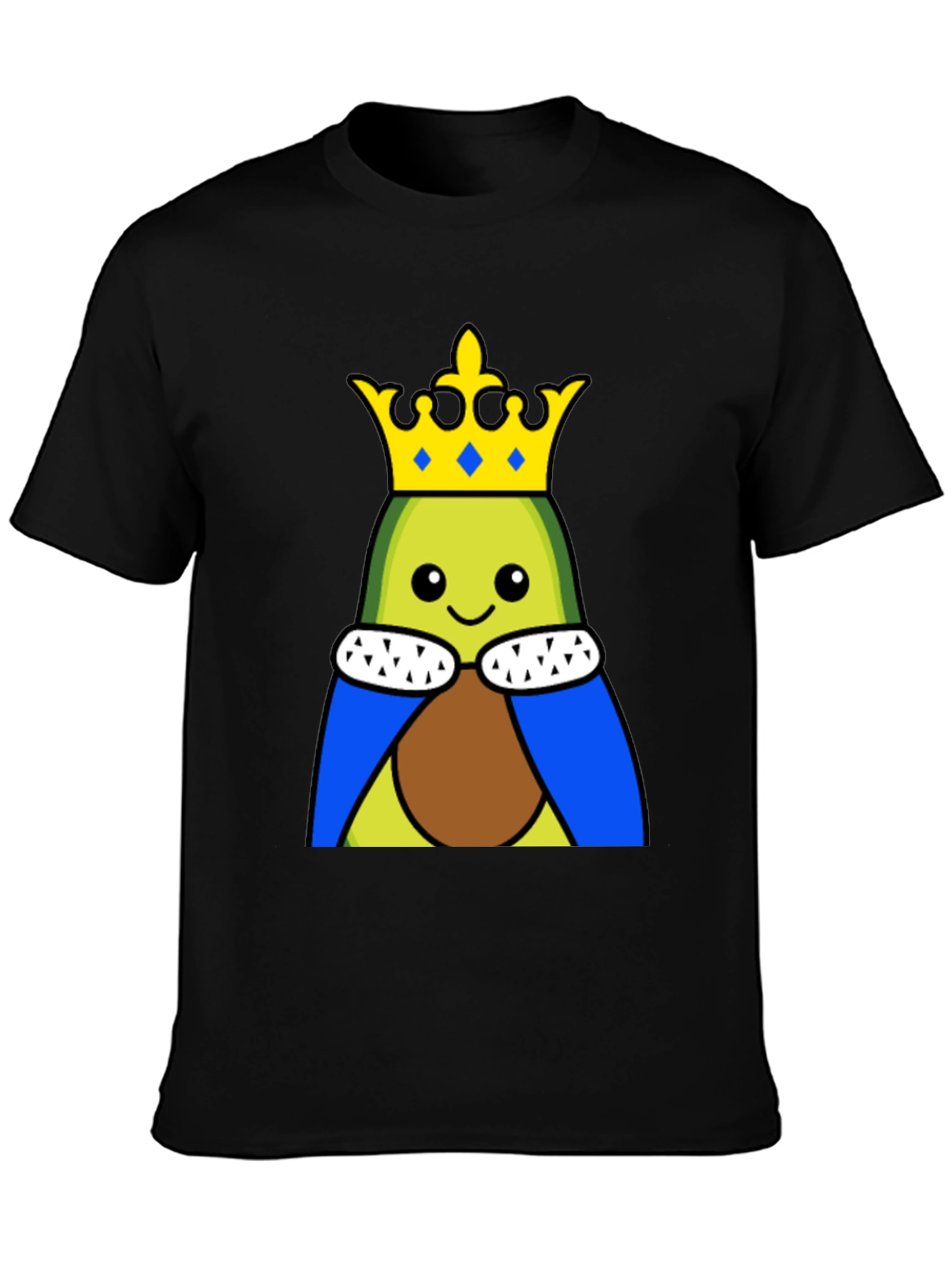 Avocado King T-Shirt - Funny Cartoon Tee