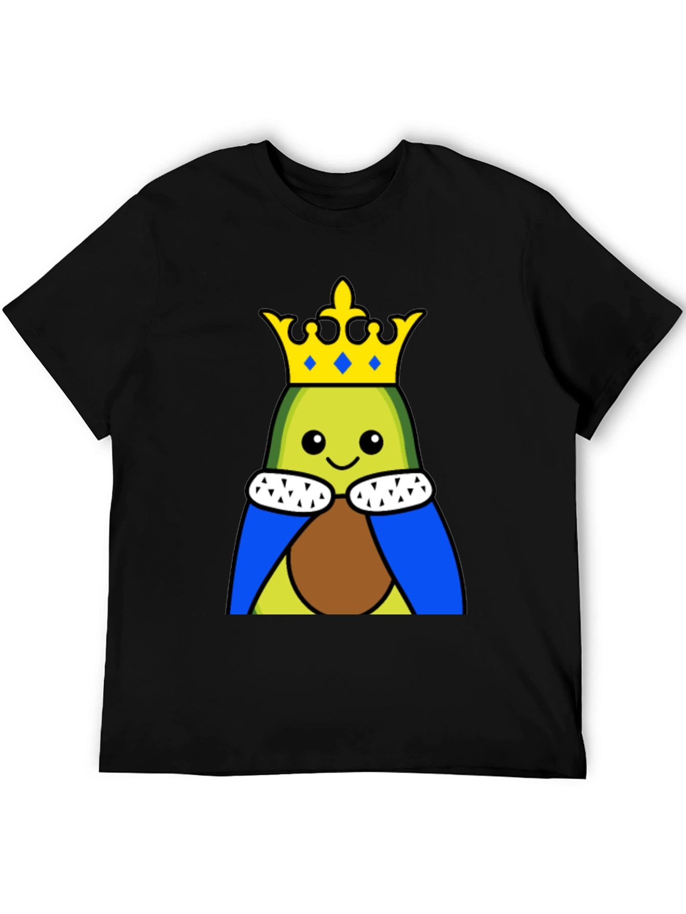 Avocado King T-Shirt - Funny Cartoon Tee