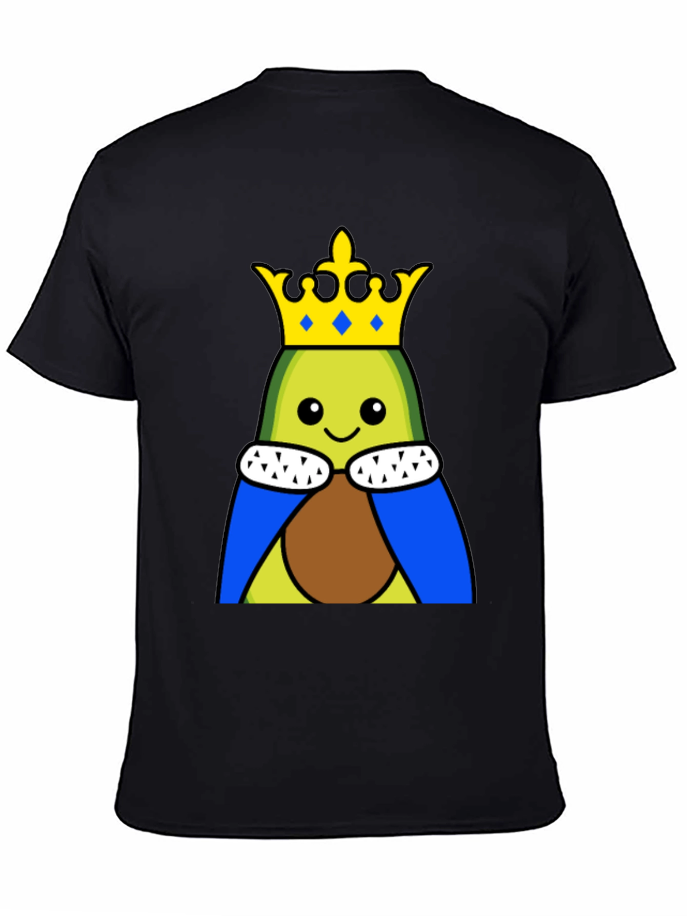 Avocado King T-Shirt - Funny Cartoon Tee